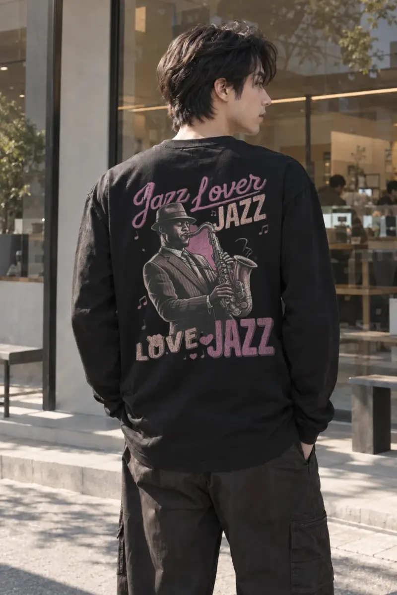 “Jazz Love” Unisex Longsleeve T-shirt | Gildan 2400
