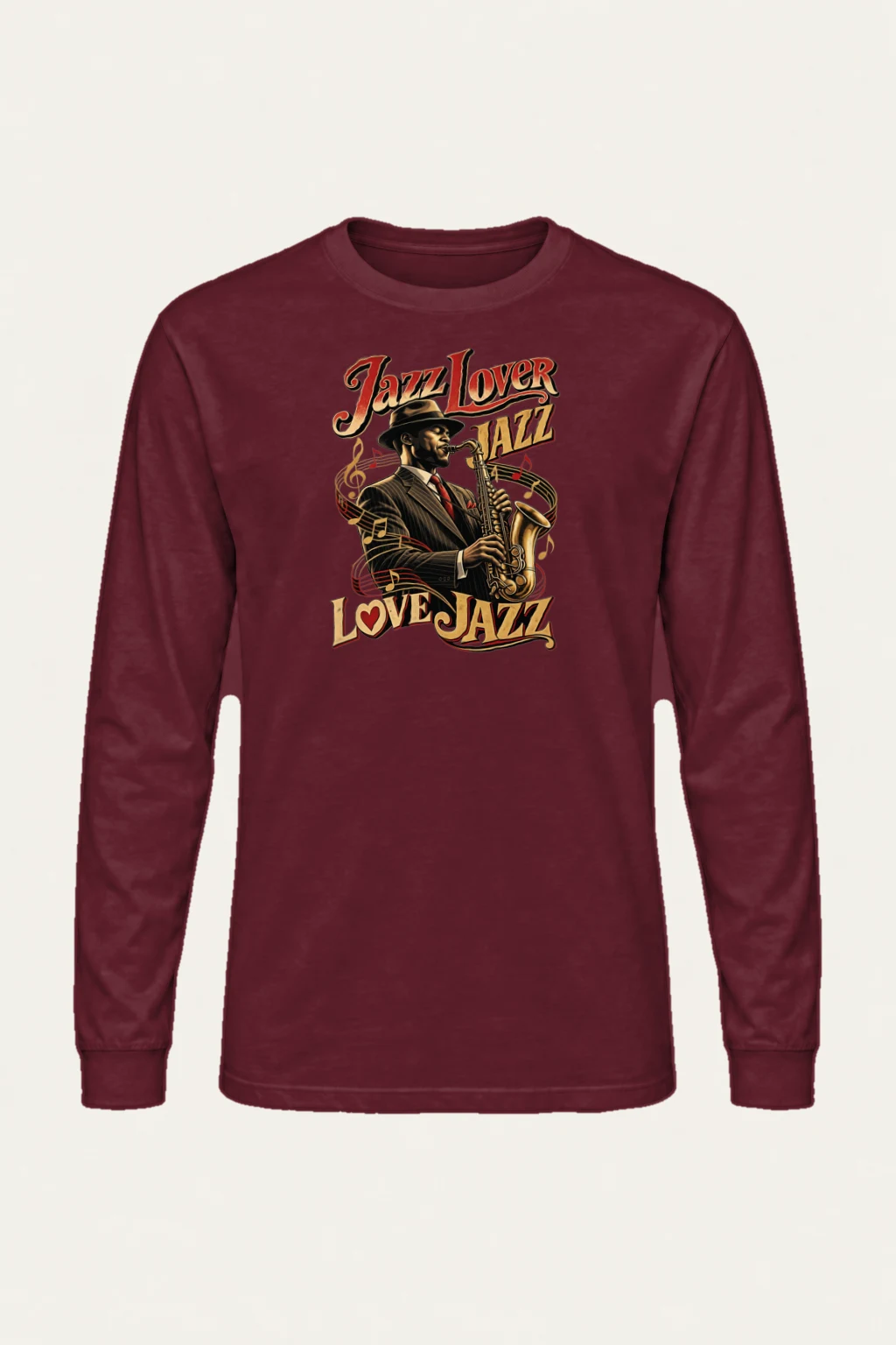 "Jazz Love" Unisex Longsleeve T-shirt | Gildan 2400