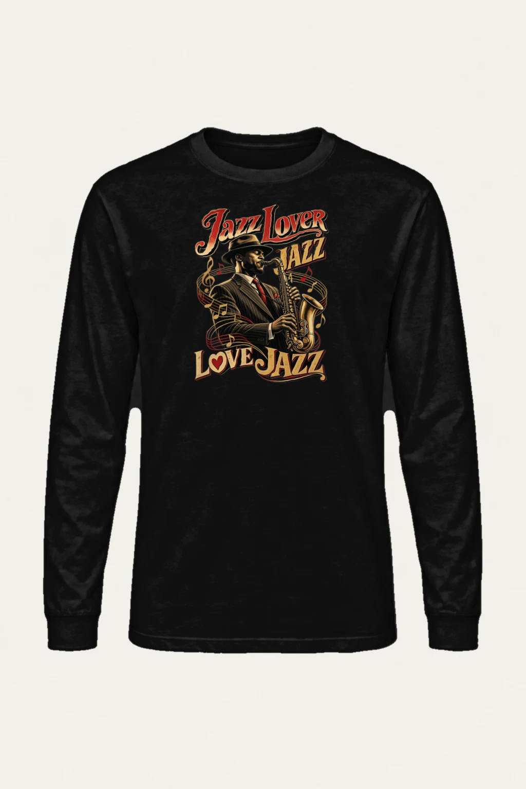 "Jazz Love" Unisex Longsleeve T-shirt | Gildan 2400