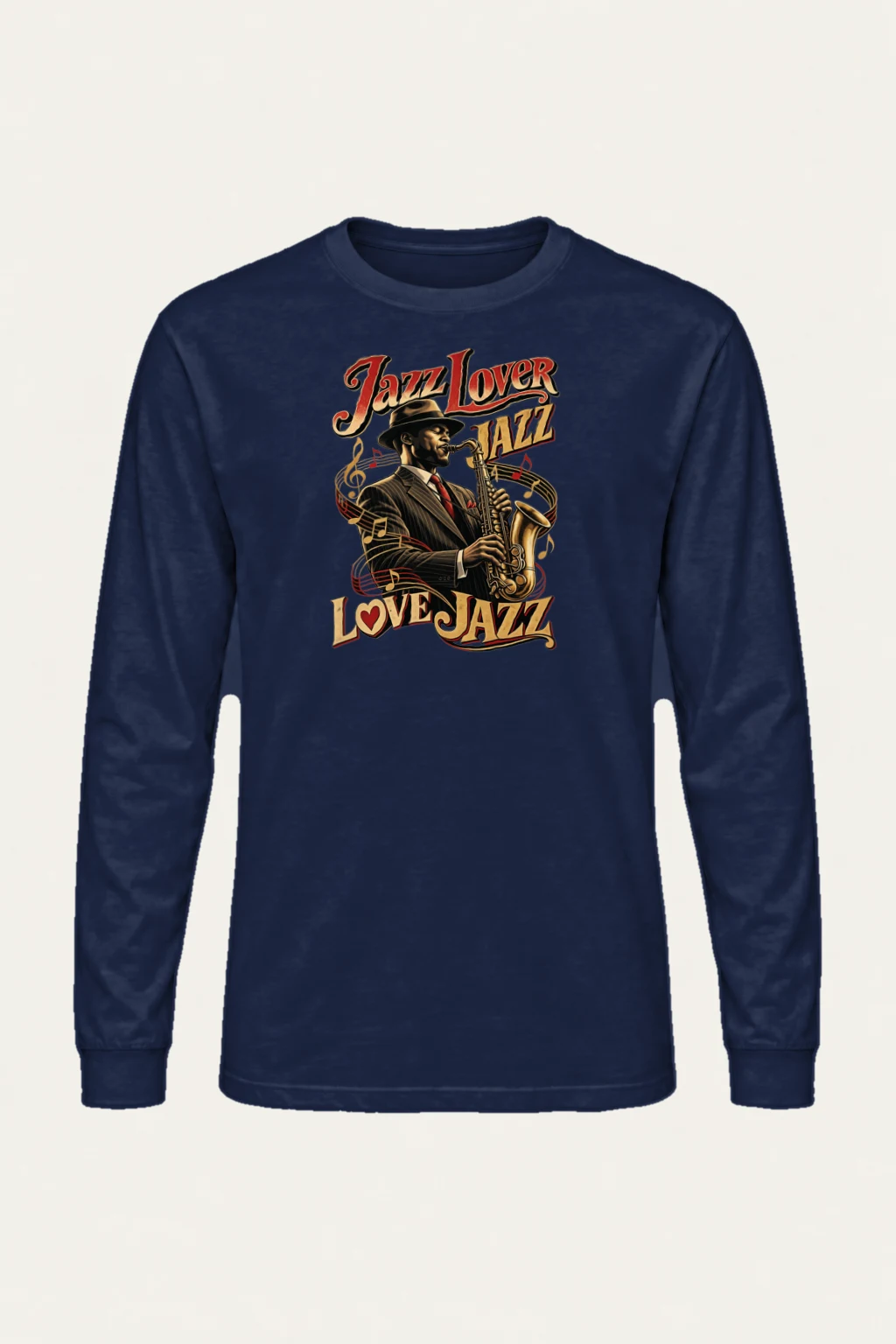 "Jazz Love" Unisex Longsleeve T-shirt | Gildan 2400