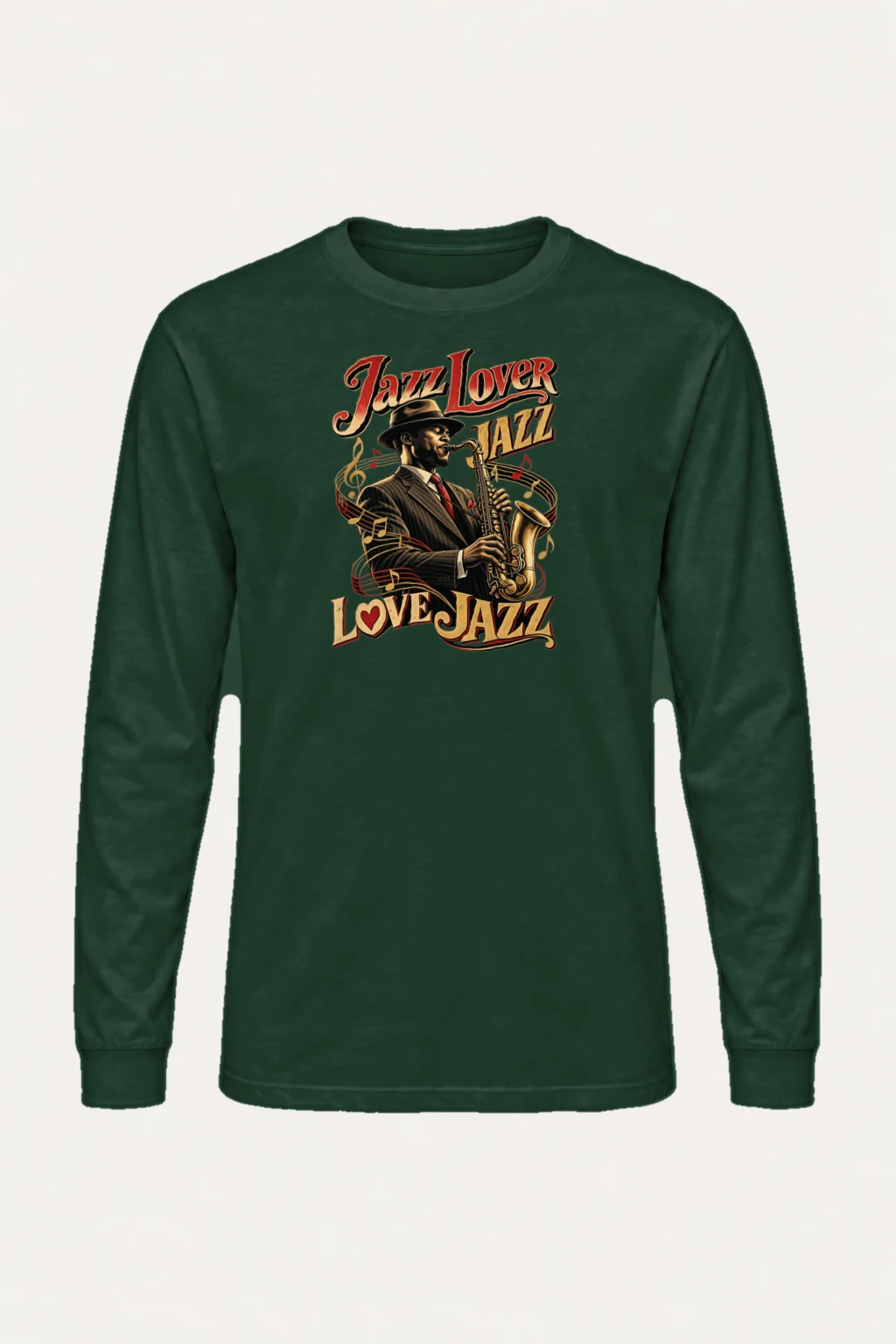 "Jazz Love" Unisex Longsleeve T-shirt | Gildan 2400