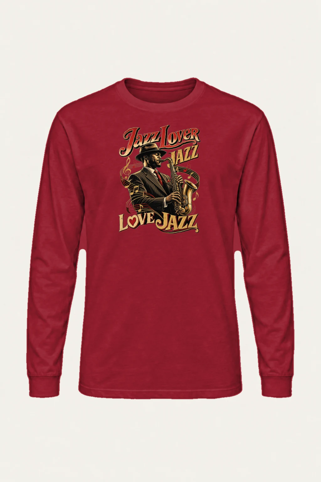 "Jazz Love" Unisex Longsleeve T-shirt | Gildan 2400