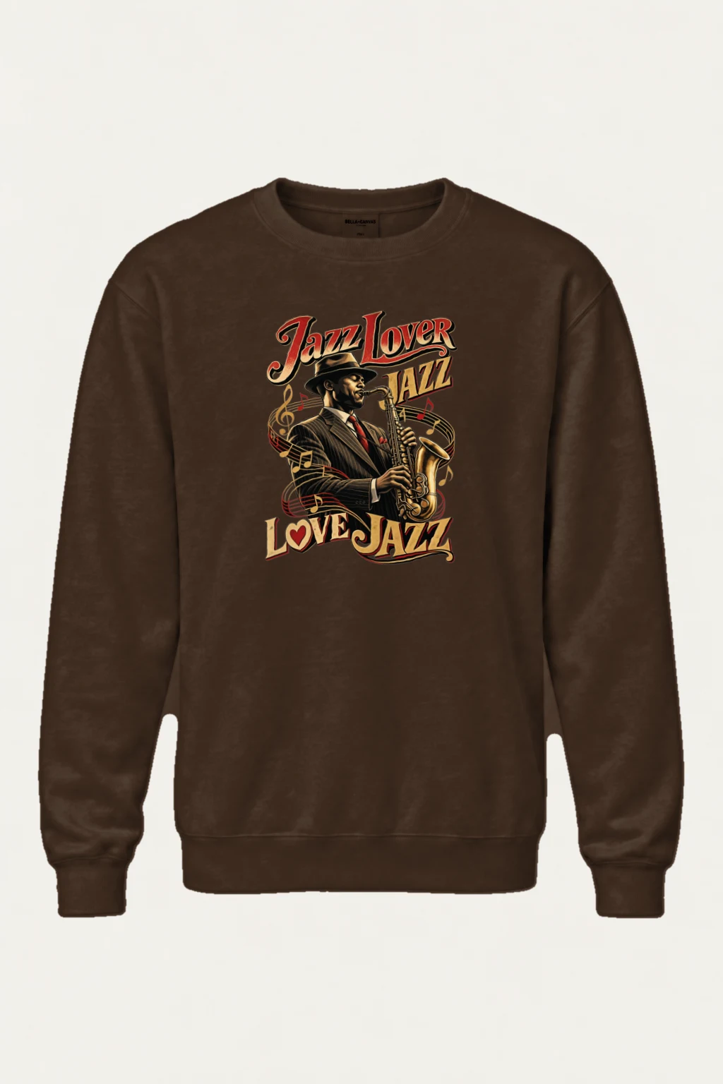 "Jazz Lover" Heavy Blend Unisex Crewneck Sweatshirt | Gildan 18000