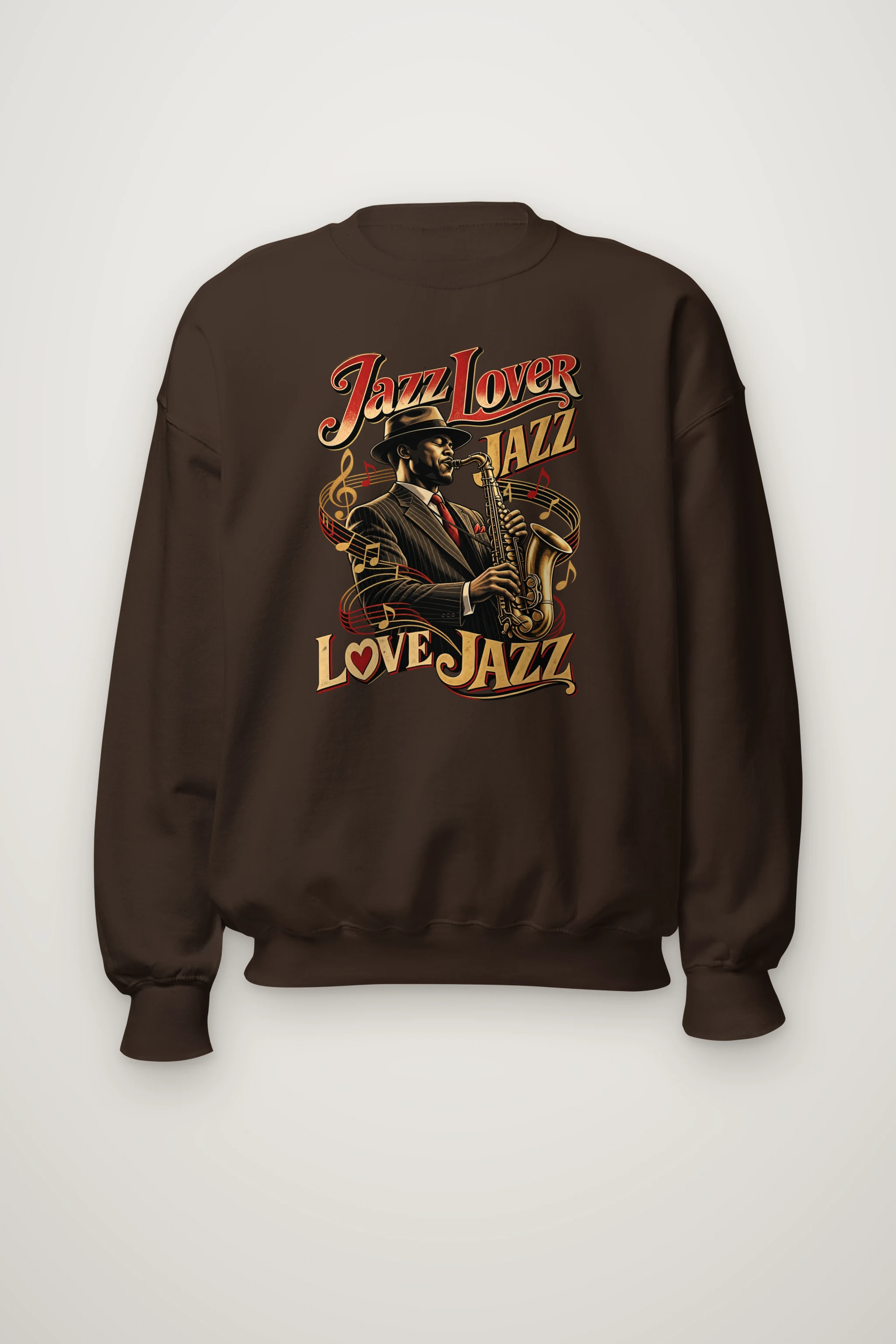 "Jazz Lover" Heavy Blend Unisex Crewneck Sweatshirt
