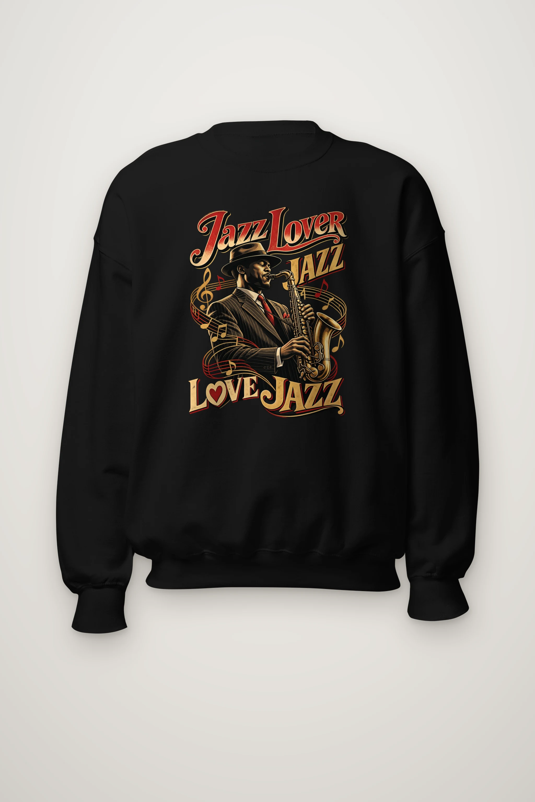 "Jazz Lover" Heavy Blend Unisex Crewneck Sweatshirt