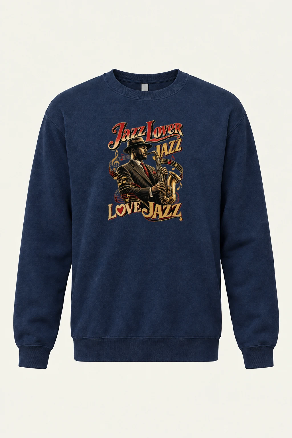 "Jazz Lover" Heavy Blend Unisex Crewneck Sweatshirt | Gildan 18000