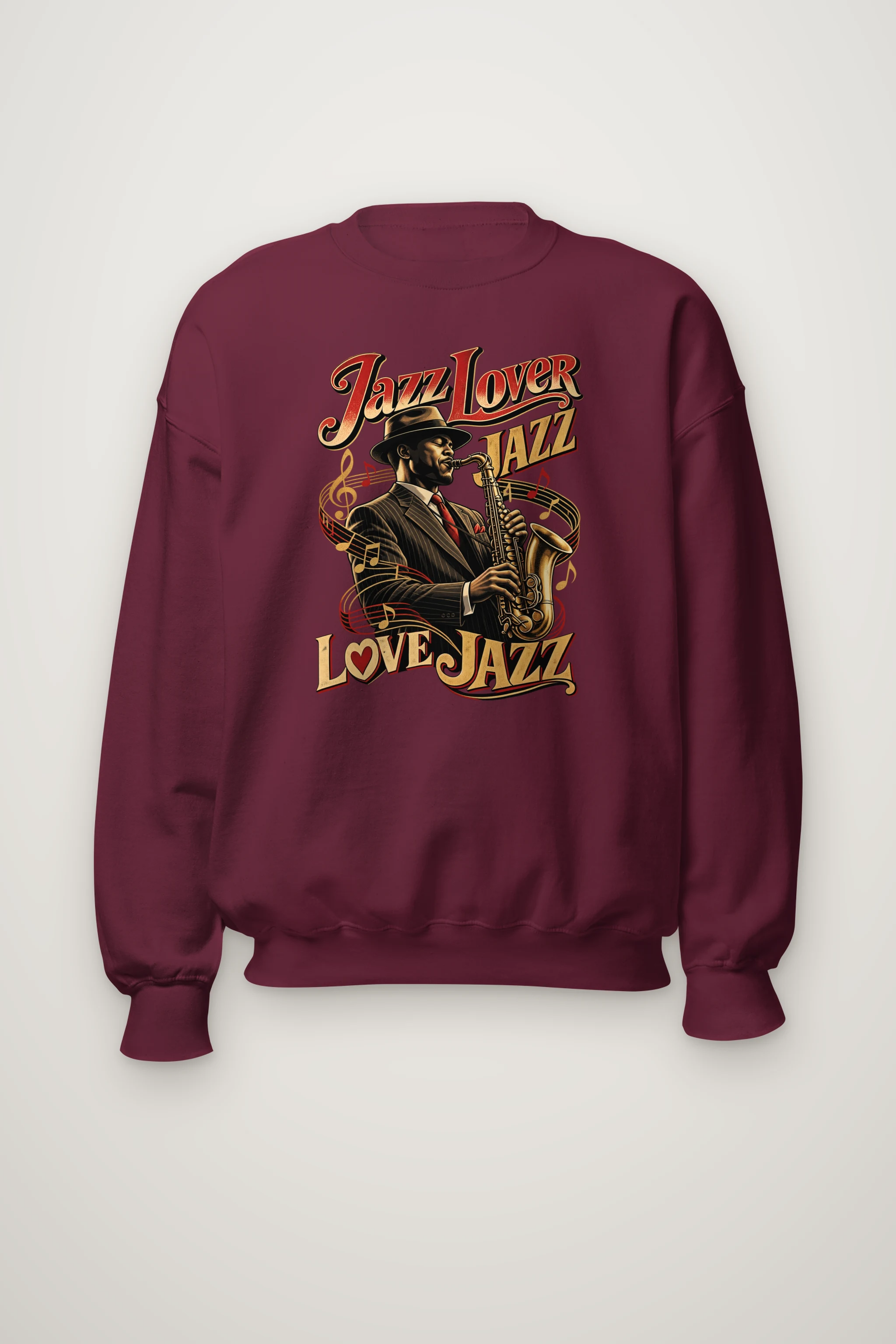"Jazz Lover" Heavy Blend Unisex Crewneck Sweatshirt