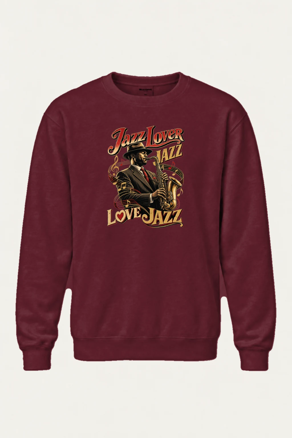 "Jazz Lover" Heavy Blend Unisex Crewneck Sweatshirt | Gildan 18000