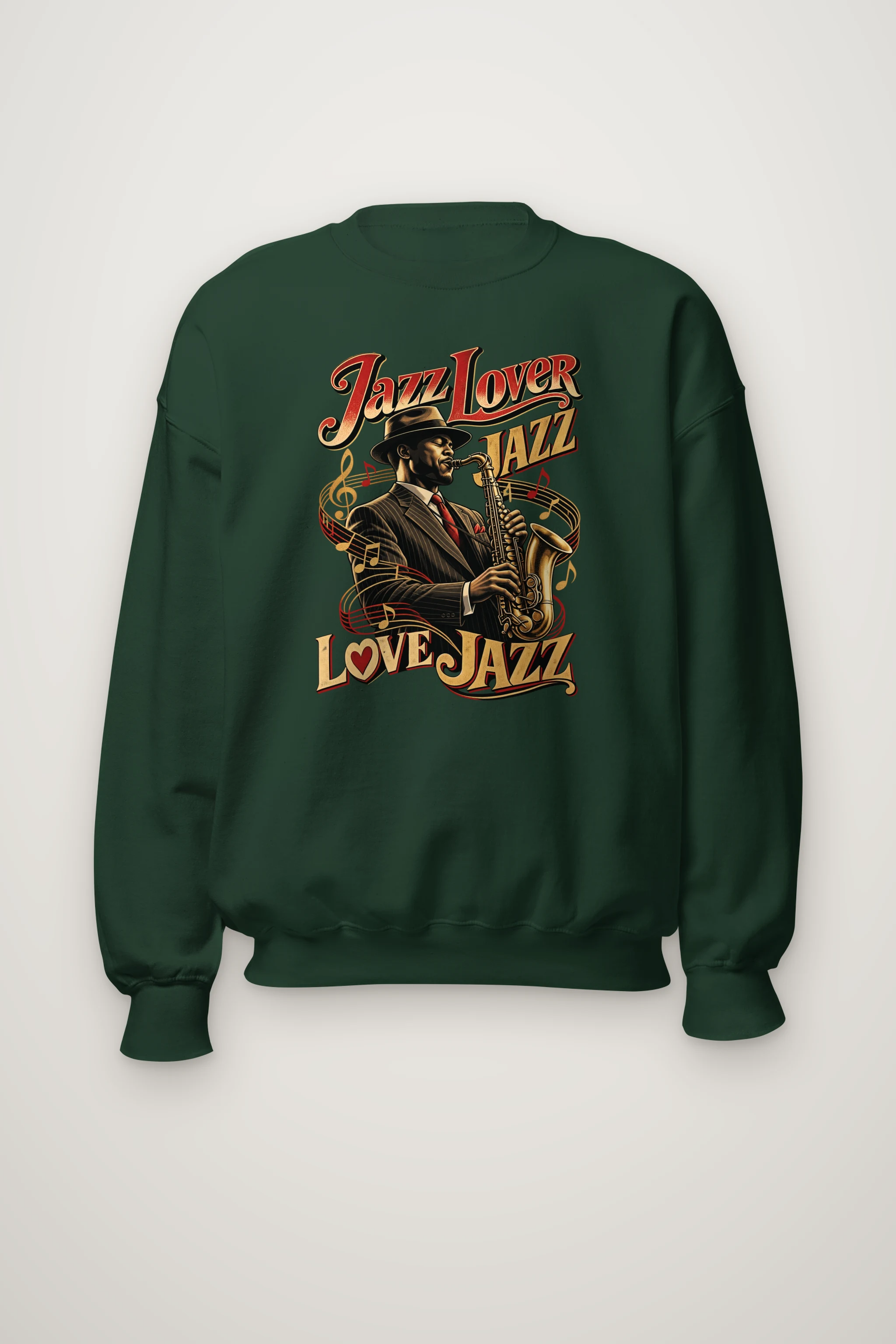 "Jazz Lover" Heavy Blend Unisex Crewneck Sweatshirt