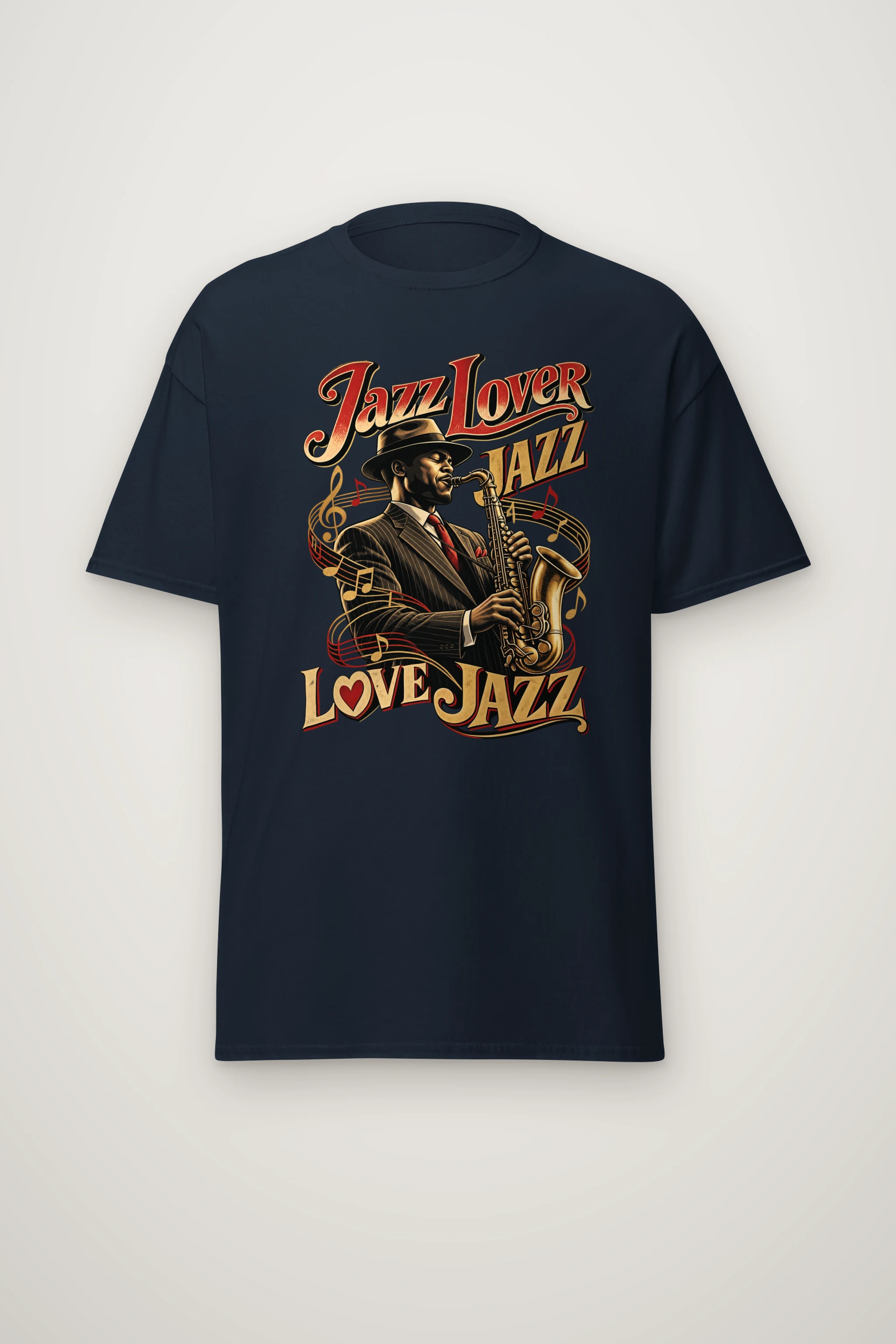 "Jazz Lover" Heavyweight Unisex Crewneck T-shirt
