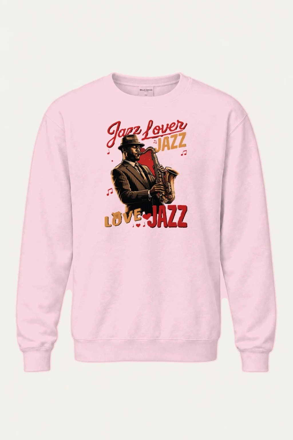 "Jazz Lover Poster" Heavy Blend Unisex Crewneck Sweatshirt | Gildan 18000