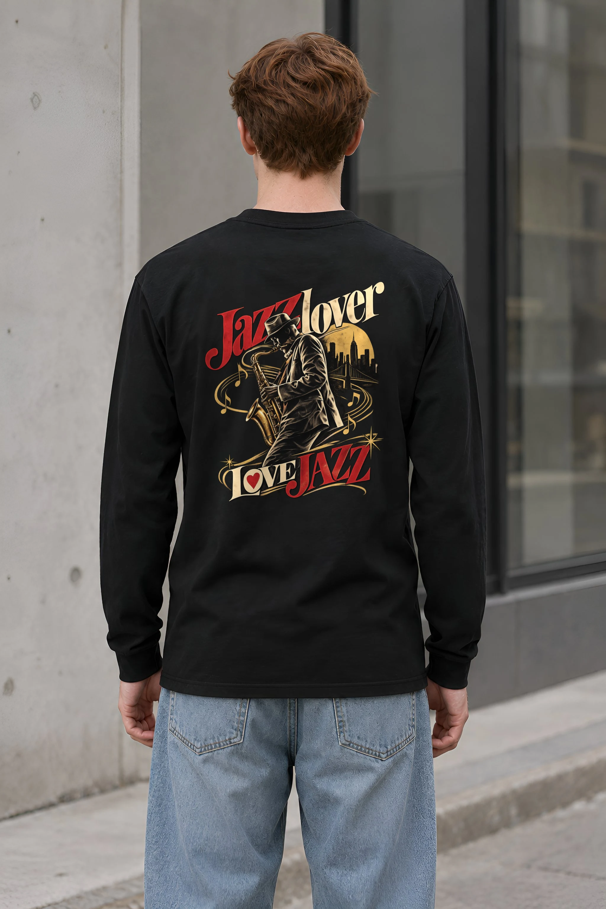"Jazz Lover" Unisex Longsleeve T-shirt