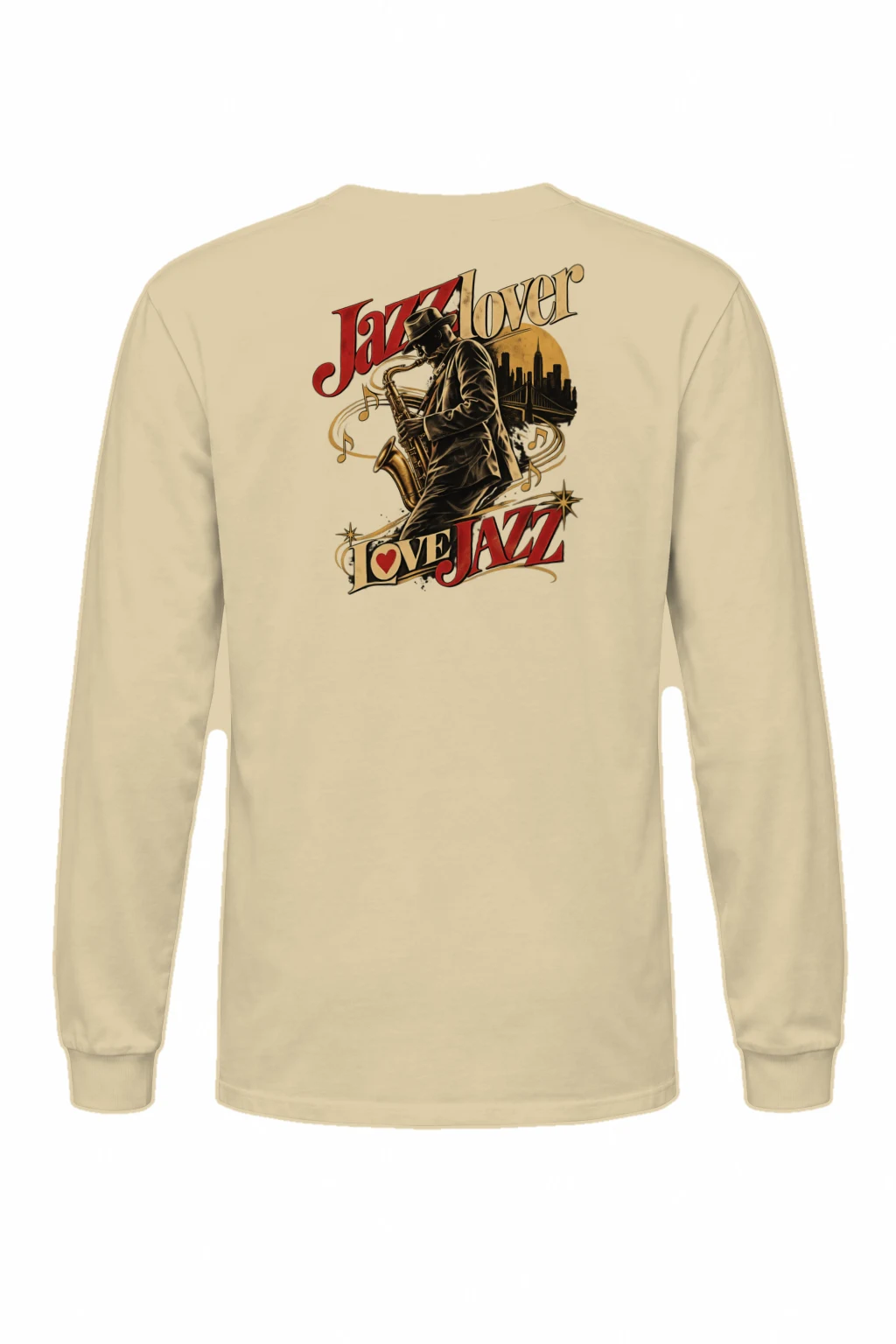 "Jazz Lover" Unisex Longsleeve T-shirt | Gildan 2400