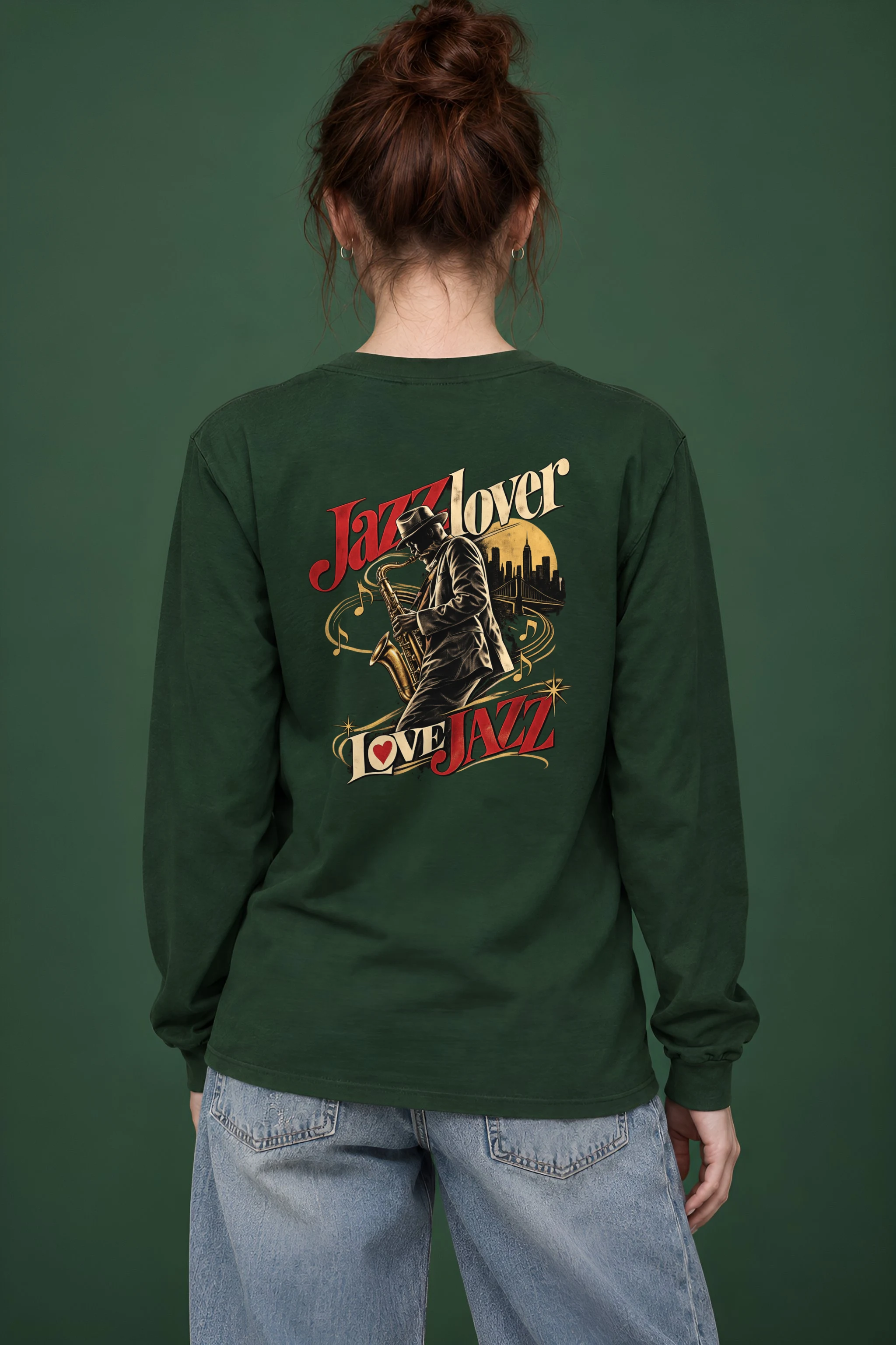 "Jazz Lover" Unisex Longsleeve T-shirt