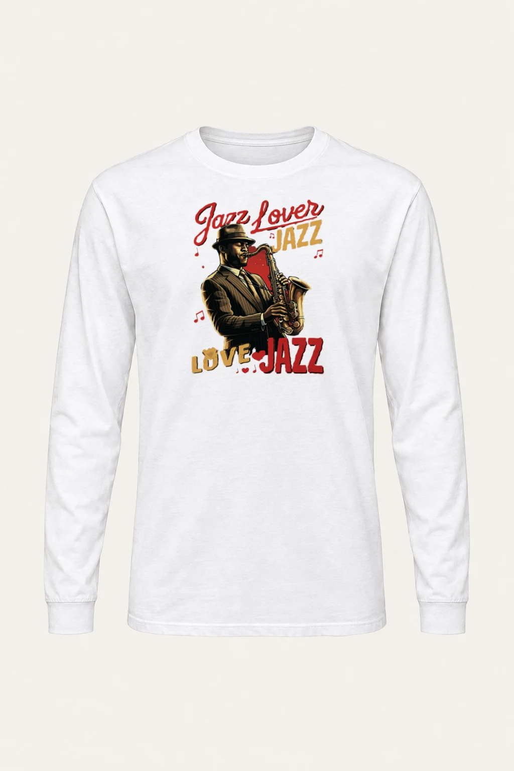 "Jazz Lover" Unisex Longsleeve T-shirt | Gildan 2400