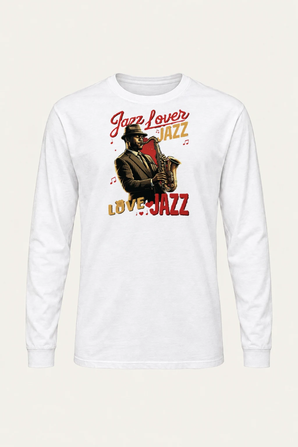 "Jazz Lover" Unisex Longsleeve T-shirt | Gildan 2400