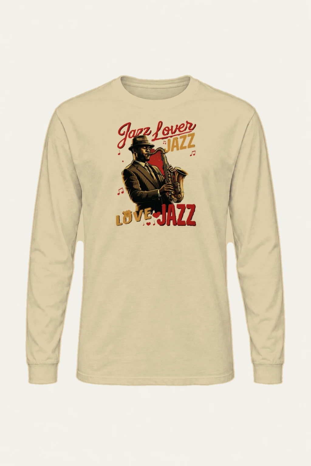 "Jazz Lover" Unisex Longsleeve T-shirt | Gildan 2400