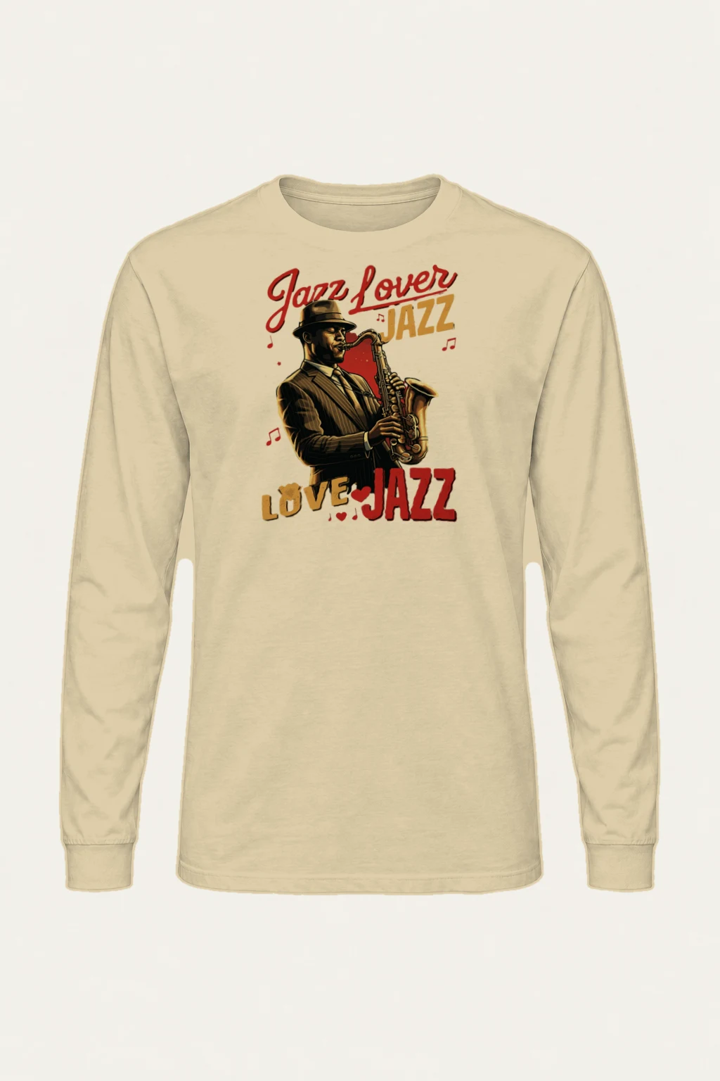 "Jazz Lover" Unisex Longsleeve T-shirt | Gildan 2400