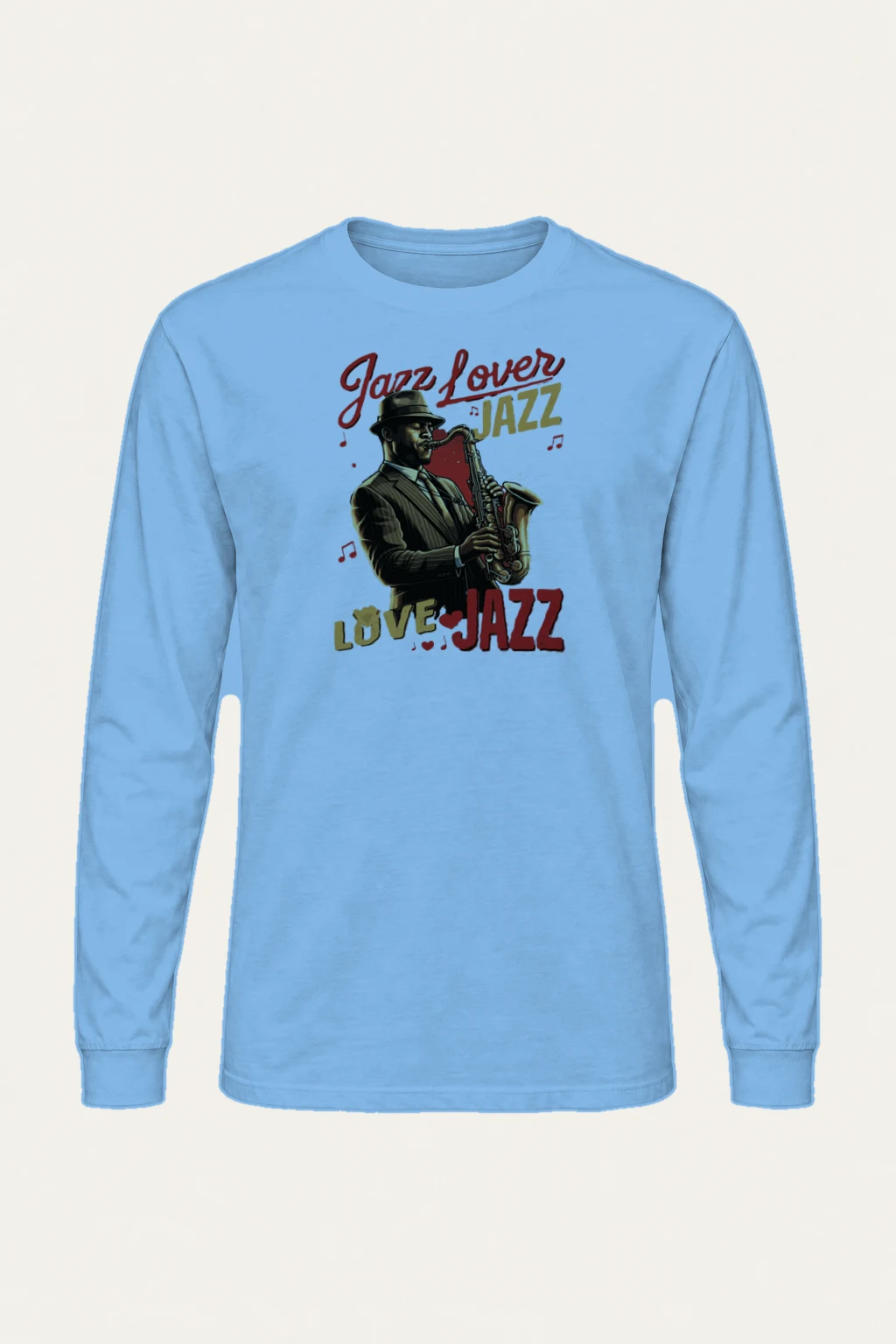 "Jazz Lover" Unisex Longsleeve T-shirt | Gildan 2400