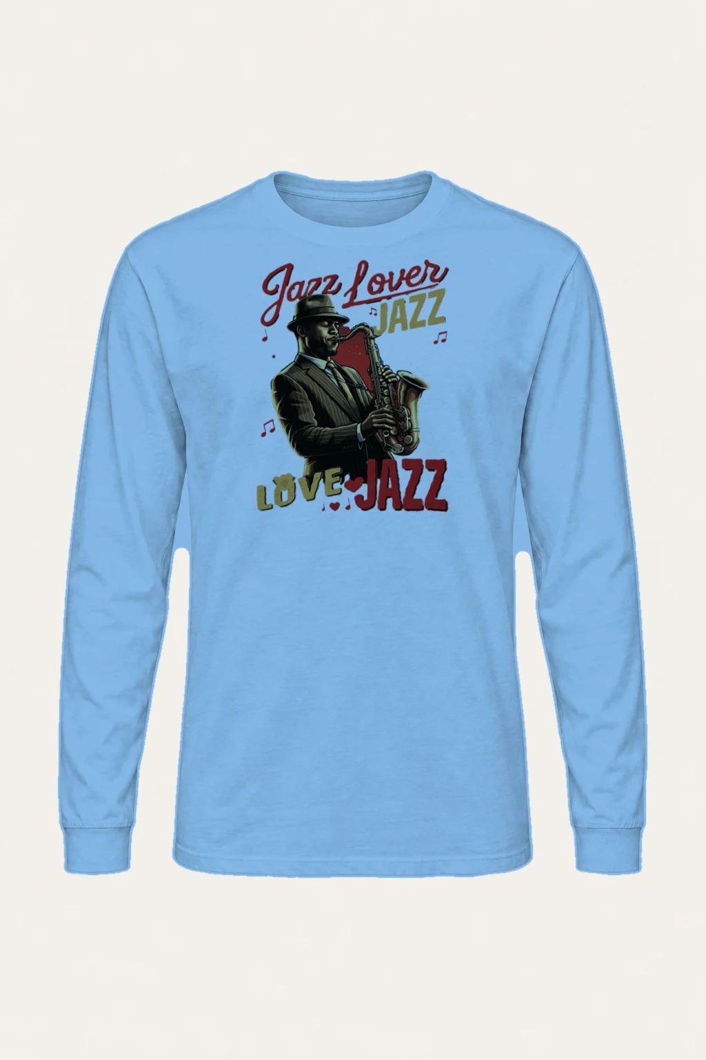 "Jazz Lover" Unisex Longsleeve T-shirt | Gildan 2400