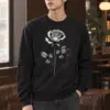 "Thorny Rose Stem" Heavy Blend Unisex Crewneck Sweatshirt | Gildan 18000