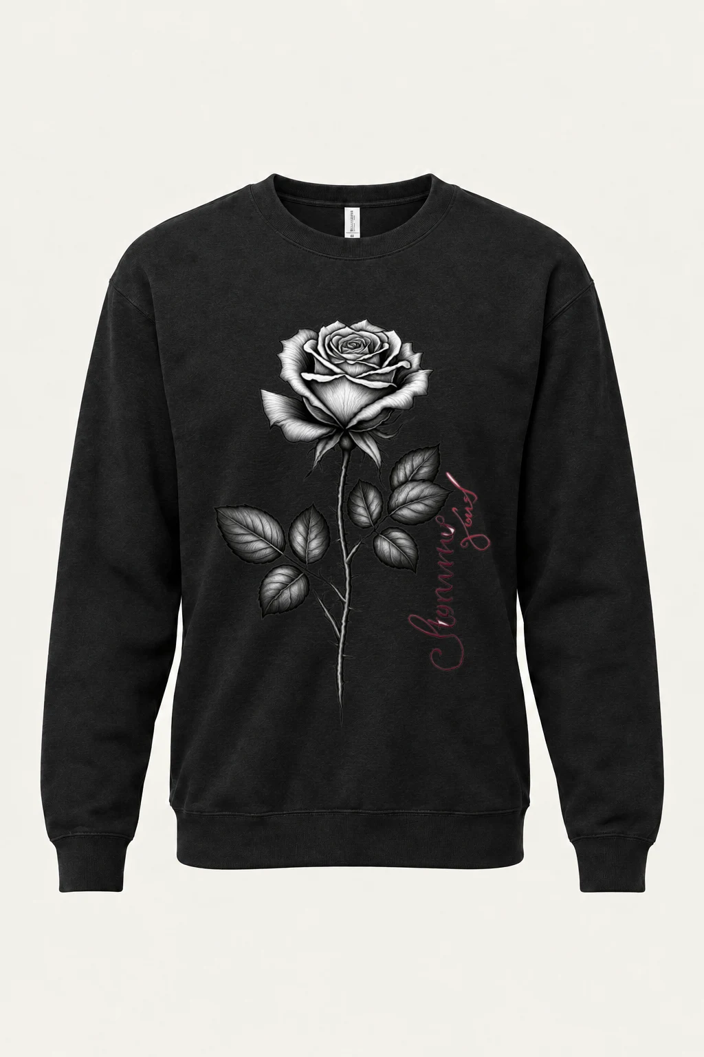 "Jeanne Rose" Heavy Blend Unisex Crewneck Sweatshirt | Gildan 18000