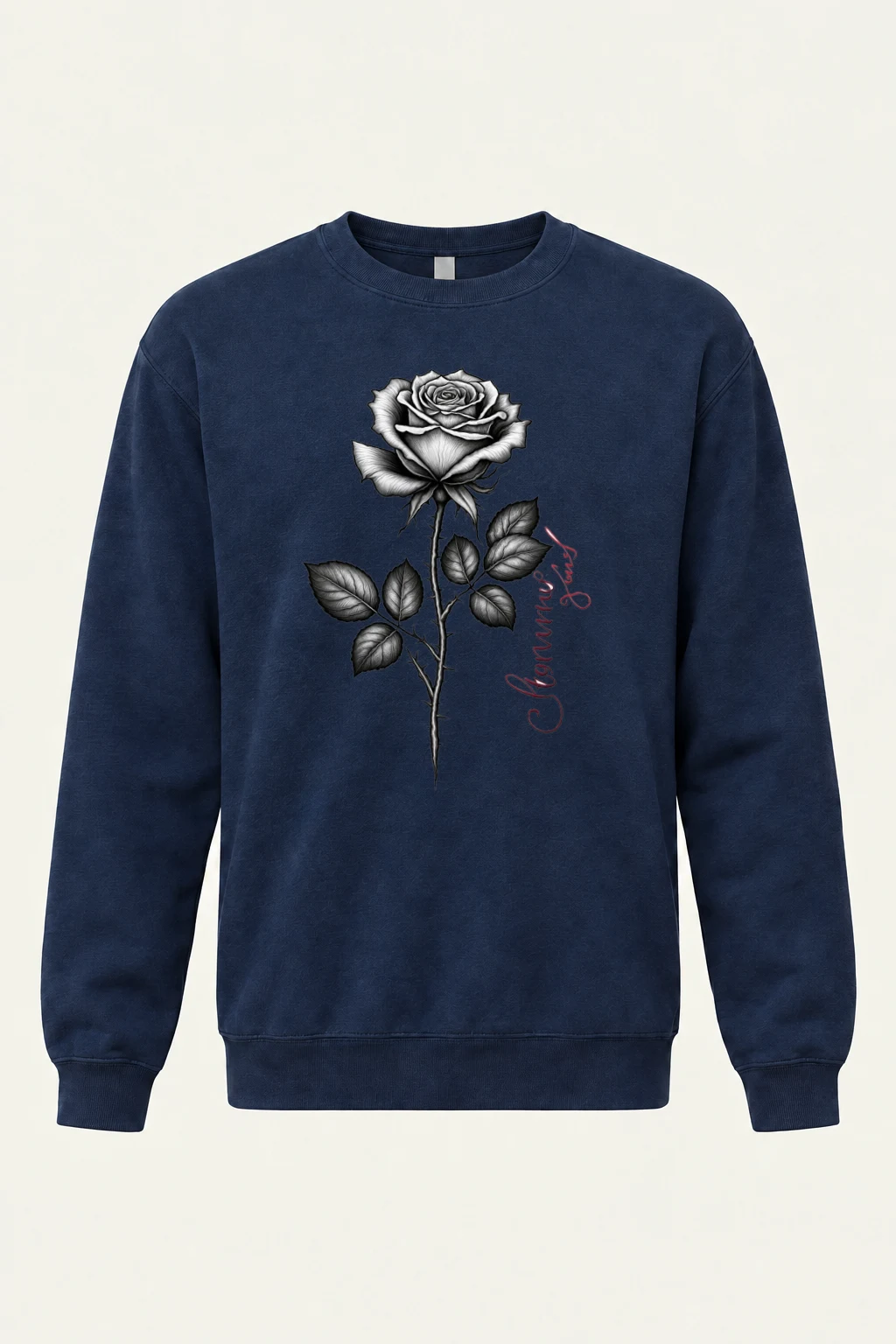 "Jeanne Rose" Heavy Blend Unisex Crewneck Sweatshirt | Gildan 18000