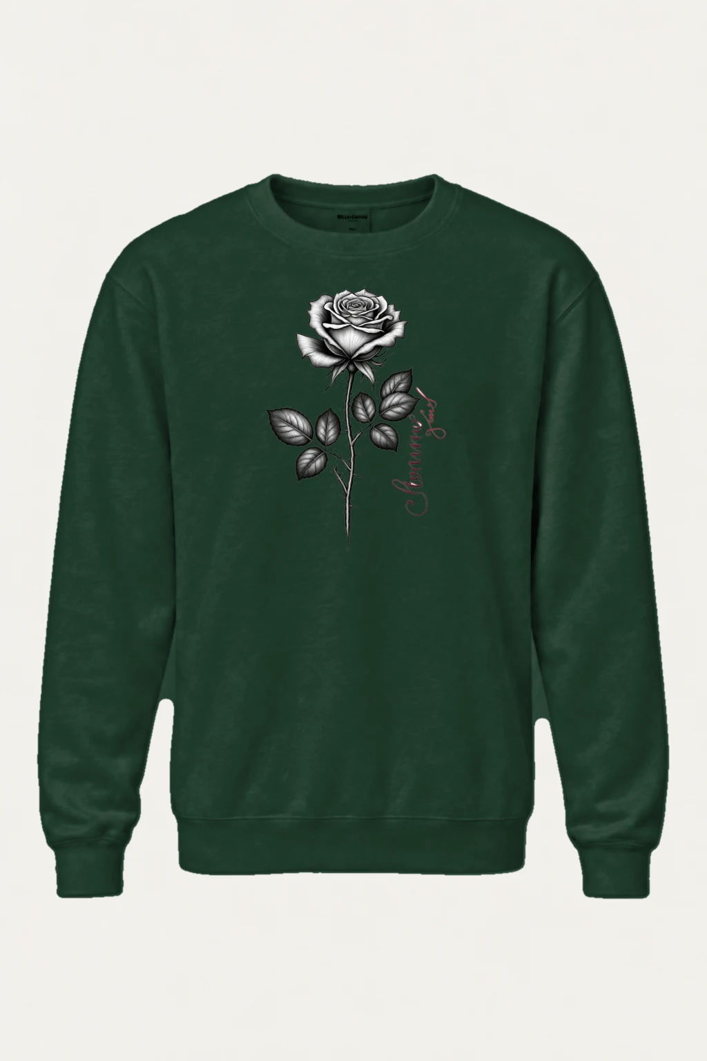 "Jeanne Rose" Heavy Blend Unisex Crewneck Sweatshirt | Gildan 18000