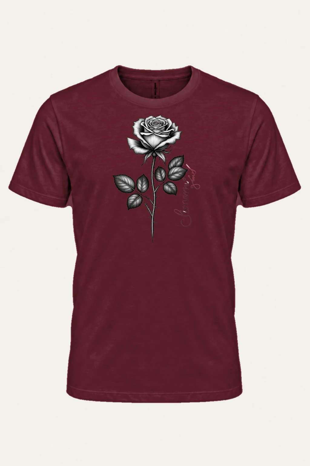 "Jeanne Rose" Heavyweight Unisex Crewneck T-shirt | Gildan 5000