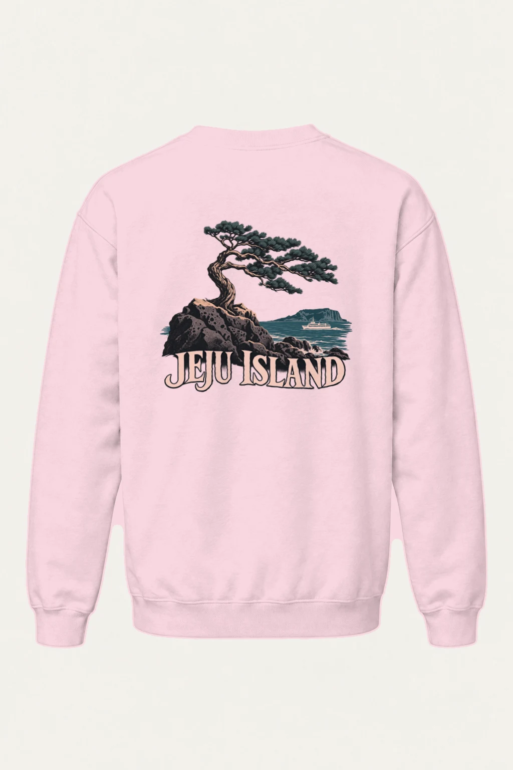 "Jeju Island Basalt" Heavy Blend Unisex Crewneck Sweatshirt | Gildan 18000