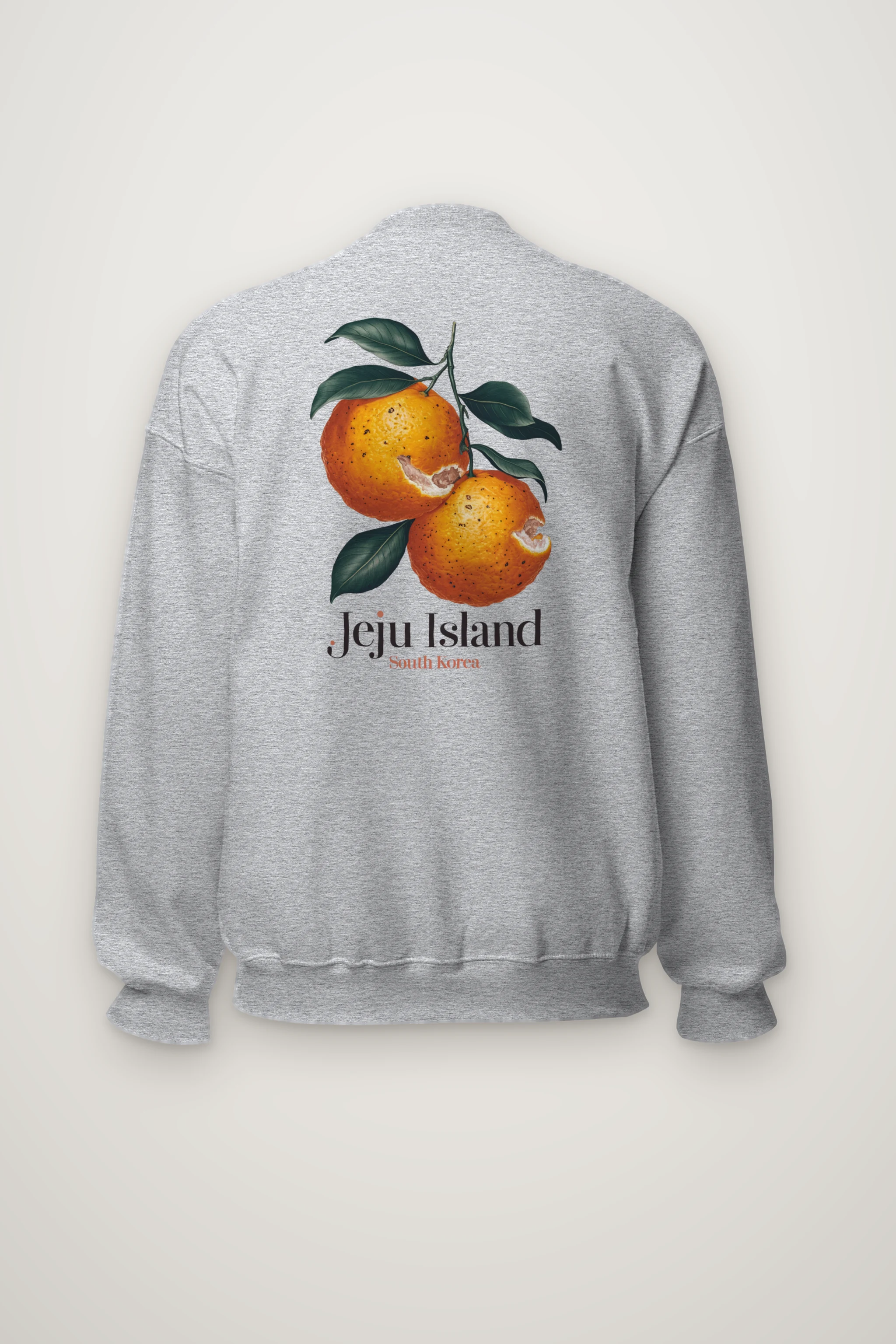 "Jeju Island Oranges" Heavy Blend Unisex Crewneck Sweatshirt
