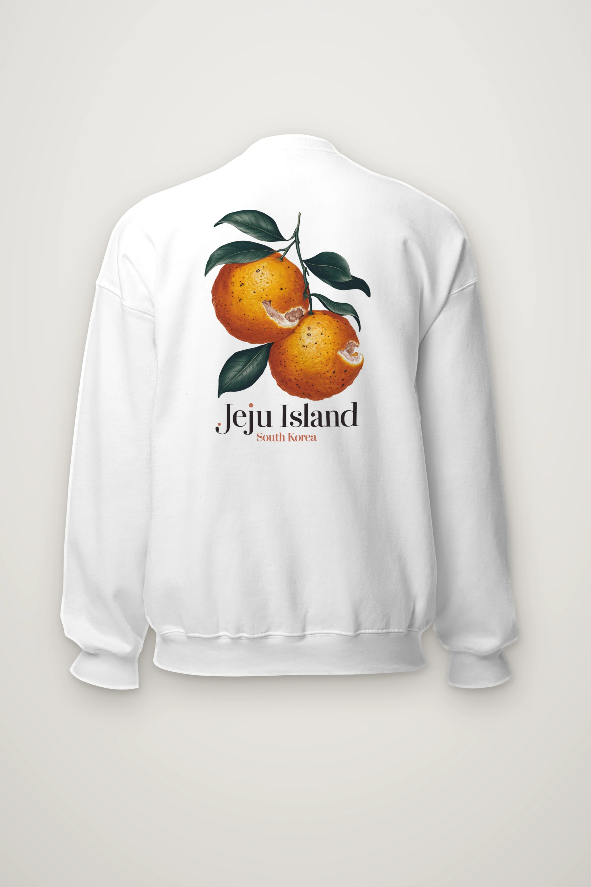 "Jeju Island Oranges" Heavy Blend Unisex Crewneck Sweatshirt