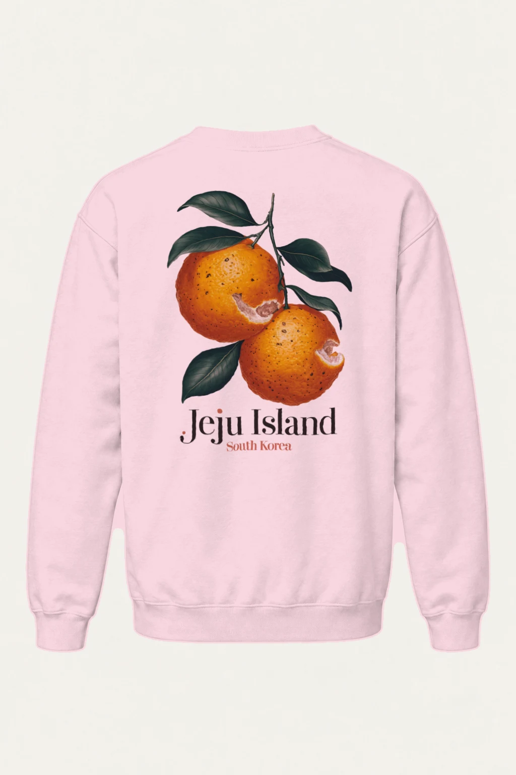 "Jeju Island Oranges" Heavy Blend Unisex Crewneck Sweatshirt | Gildan 18000