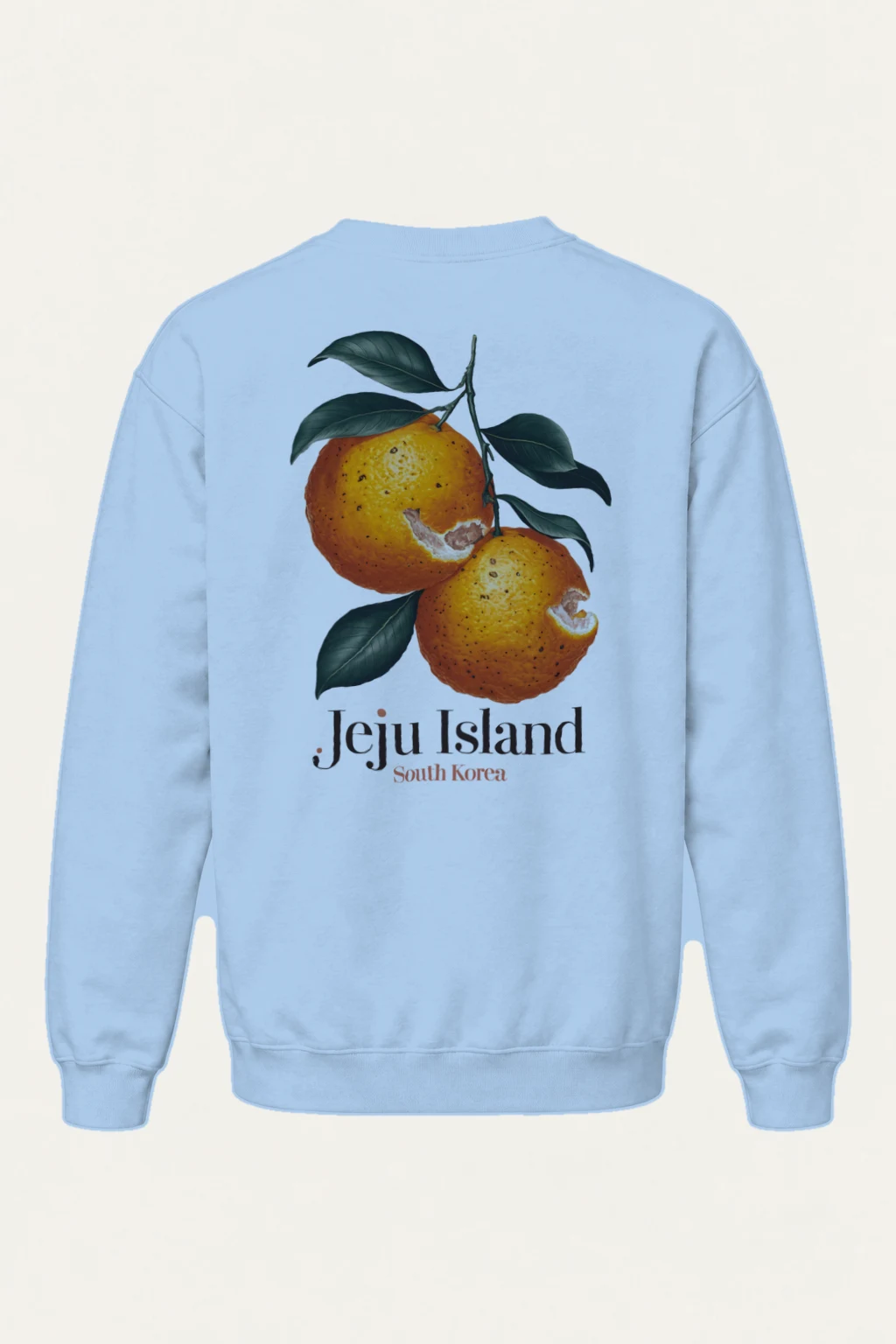 "Jeju Island Oranges" Heavy Blend Unisex Crewneck Sweatshirt | Gildan 18000