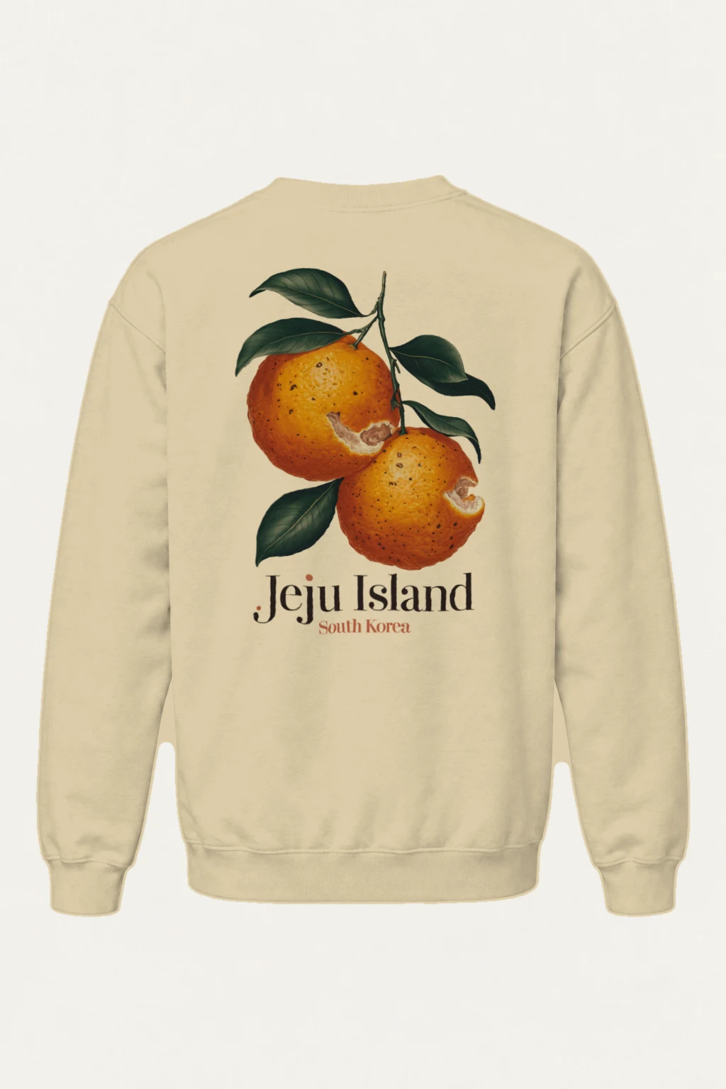 "Jeju Island Oranges" Heavy Blend Unisex Crewneck Sweatshirt | Gildan 18000