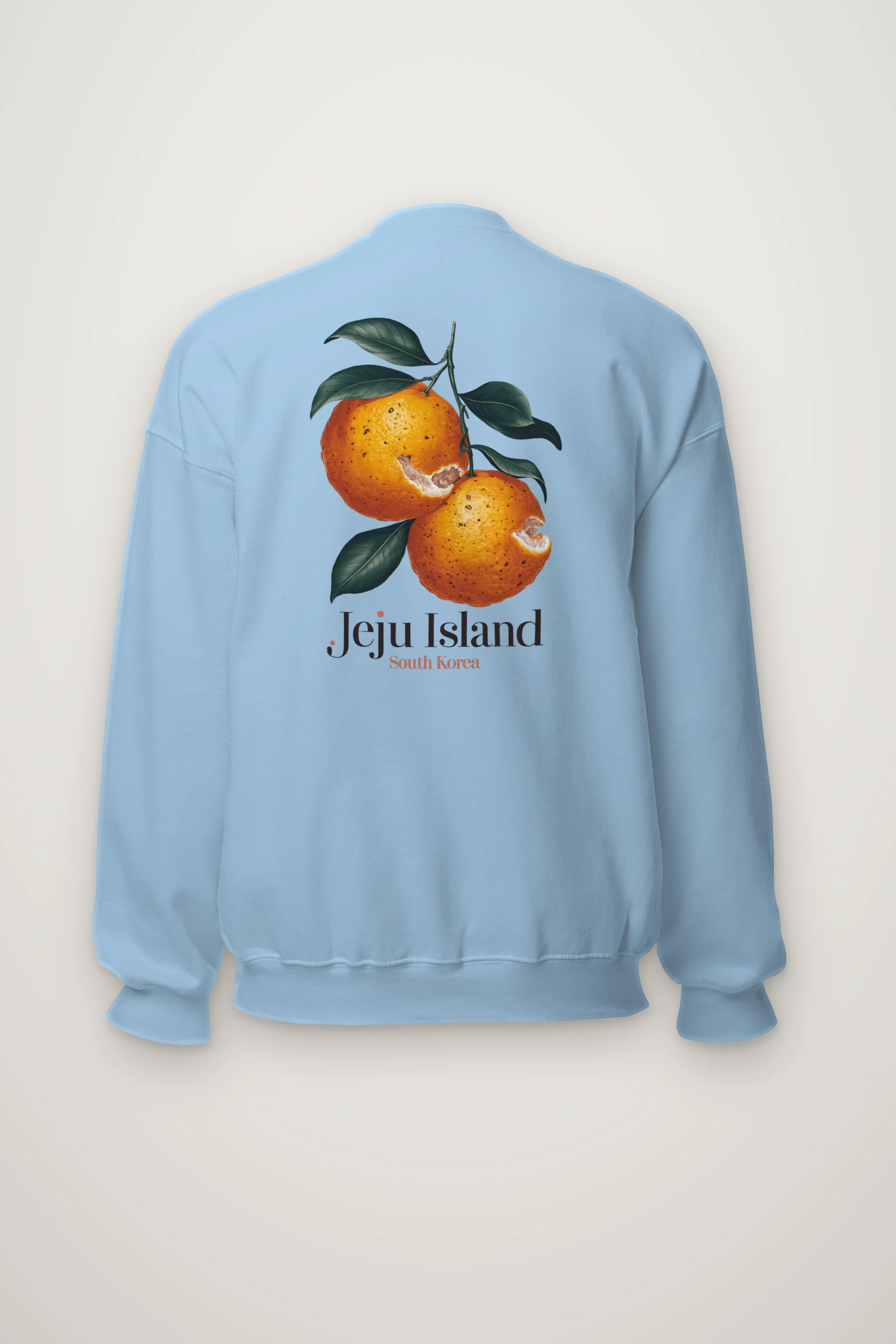 "Jeju Island Oranges" Heavy Blend Unisex Crewneck Sweatshirt
