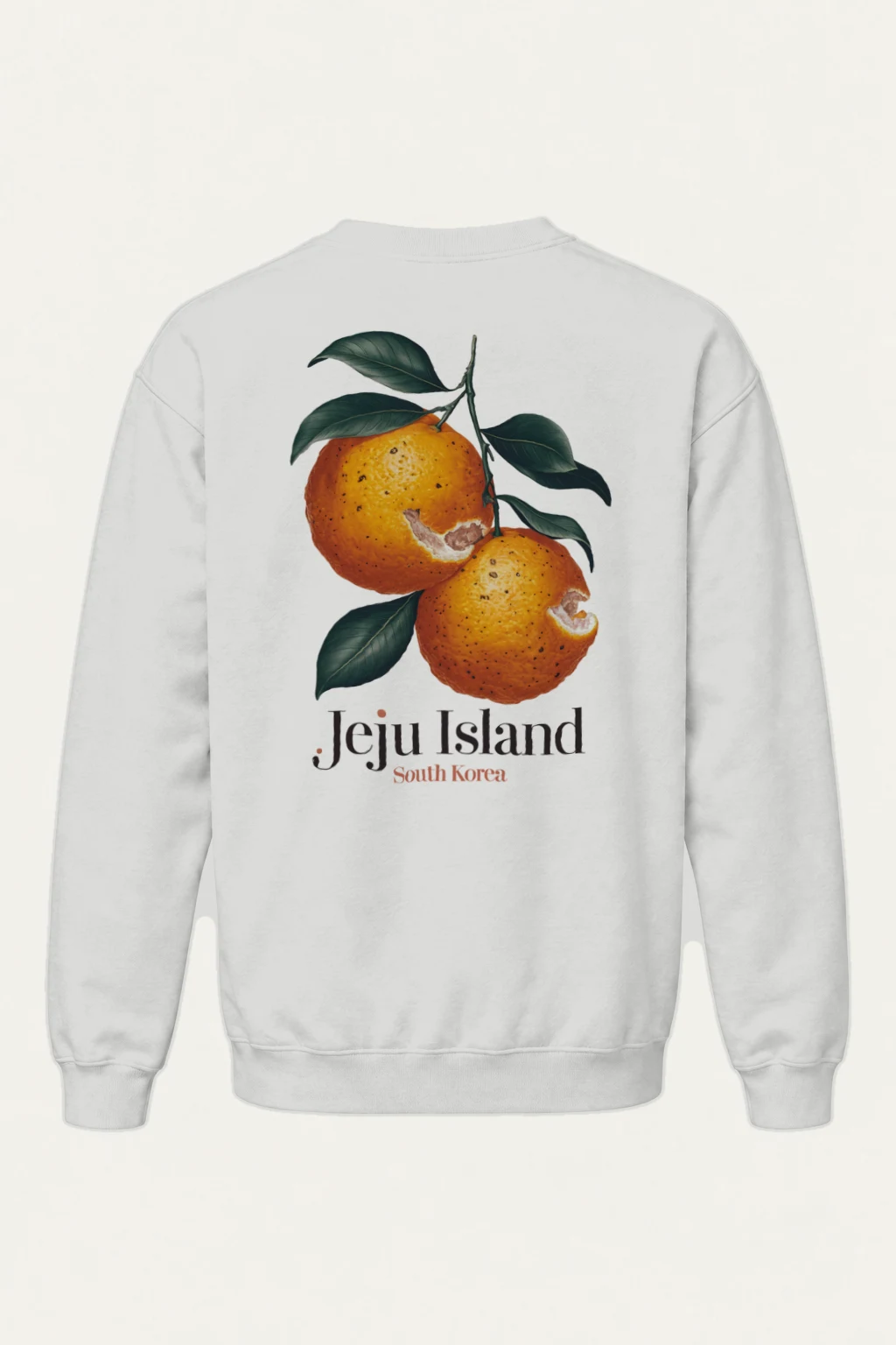 "Jeju Island Oranges" Heavy Blend Unisex Crewneck Sweatshirt | Gildan 18000