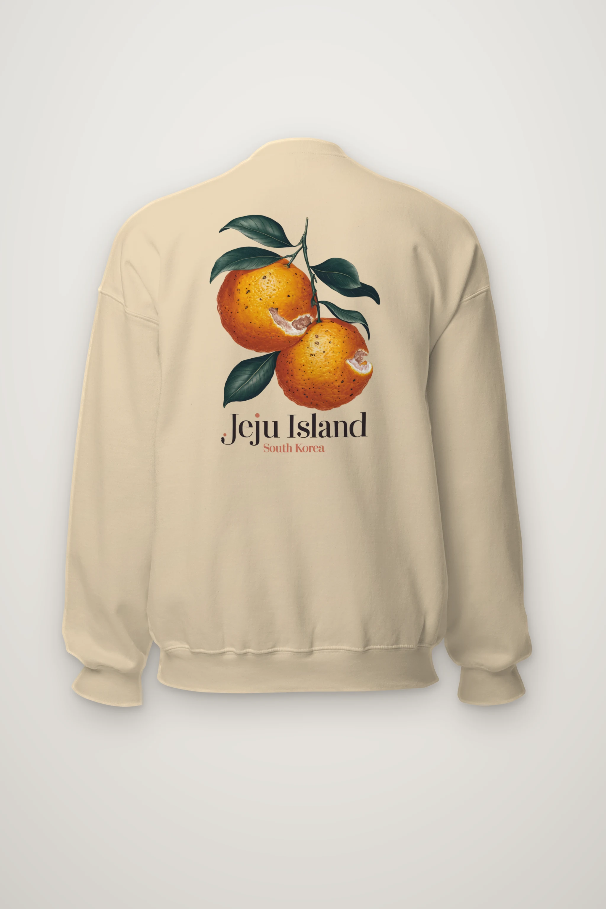 "Jeju Island Oranges" Heavy Blend Unisex Crewneck Sweatshirt
