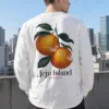 "Jeju Island Oranges" Unisex Longsleeve T-shirt | Gildan 2400