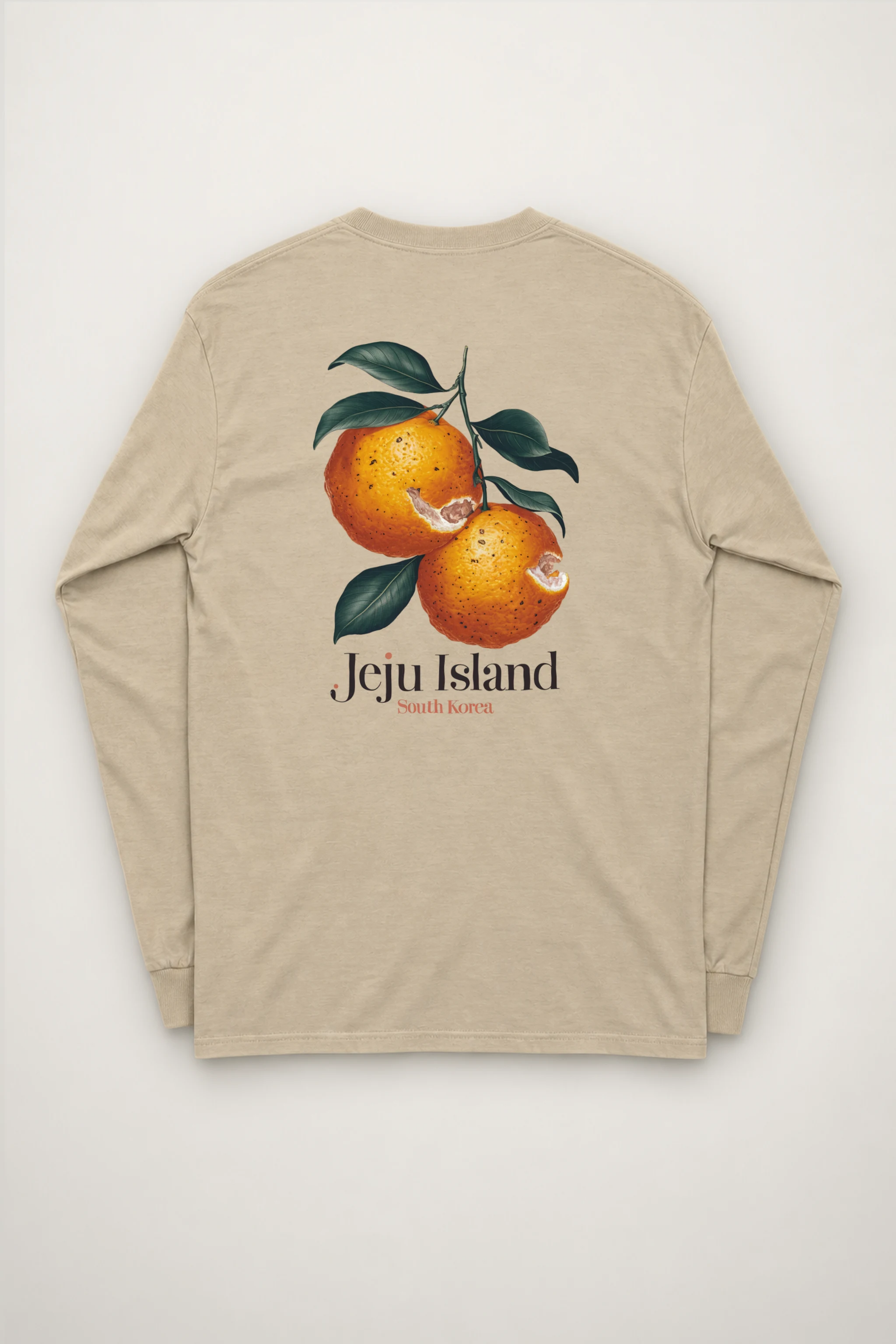 "Jeju Island Oranges" Unisex Longsleeve T-shirt