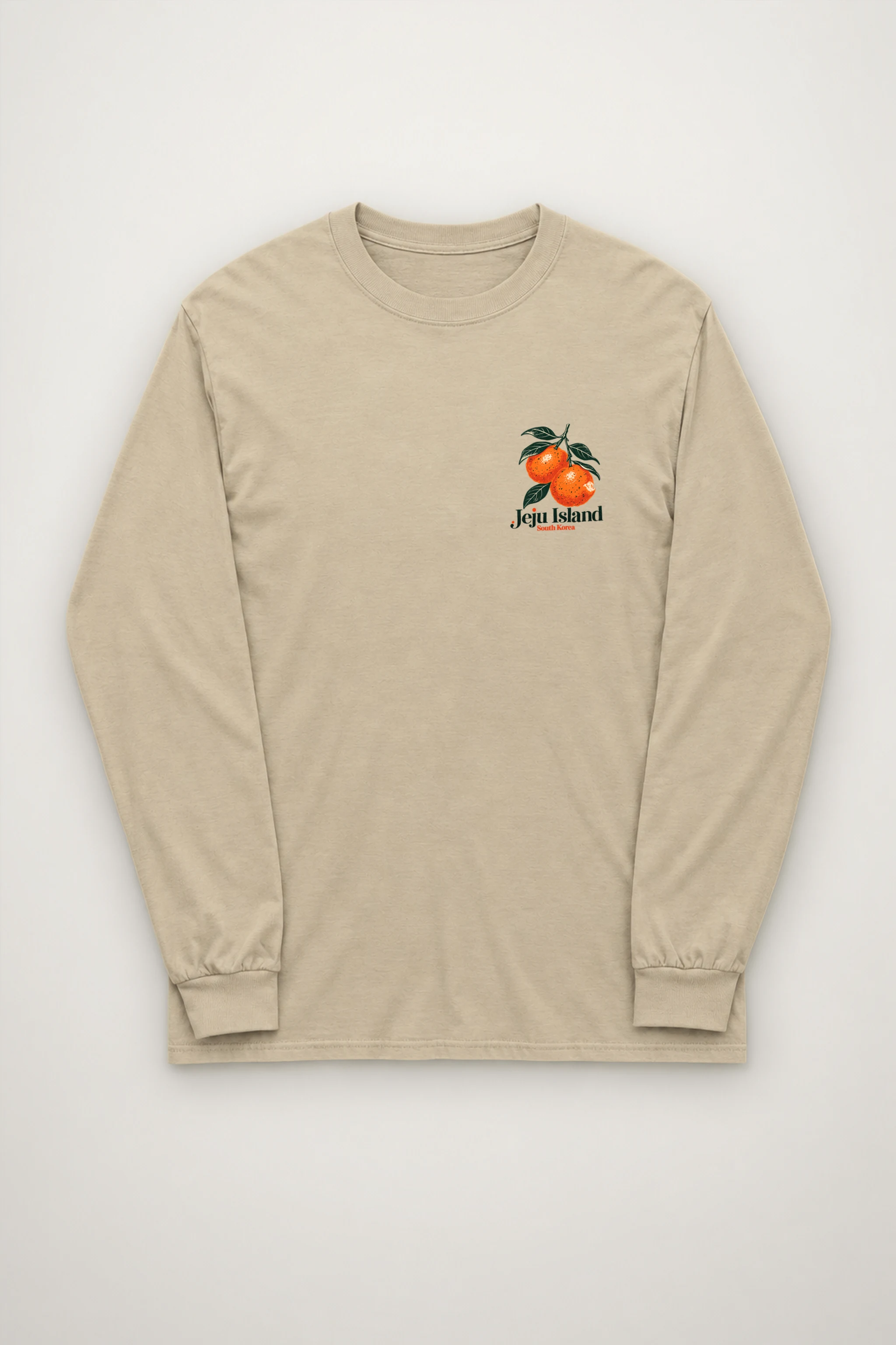 "Jeju Island Oranges" Unisex Longsleeve T-shirt