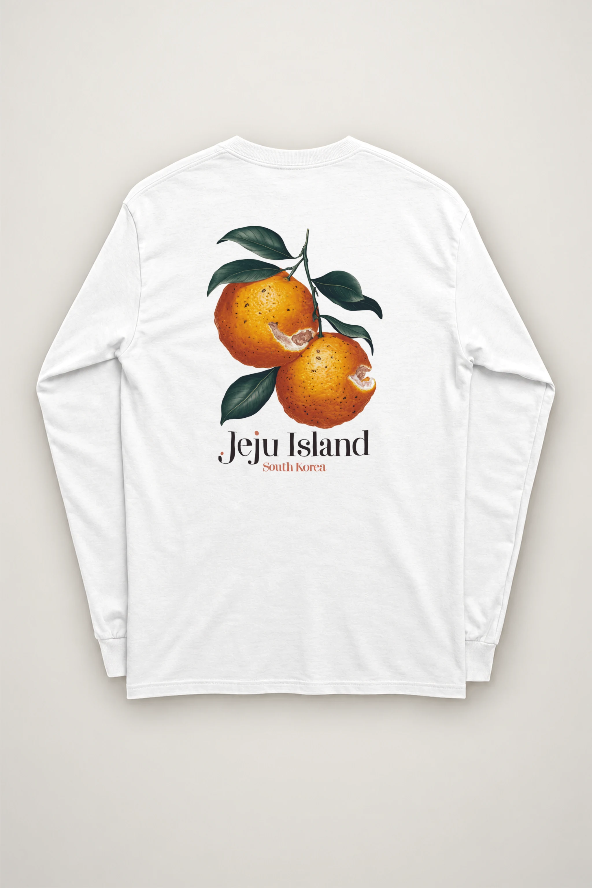 "Jeju Island Oranges" Unisex Longsleeve T-shirt