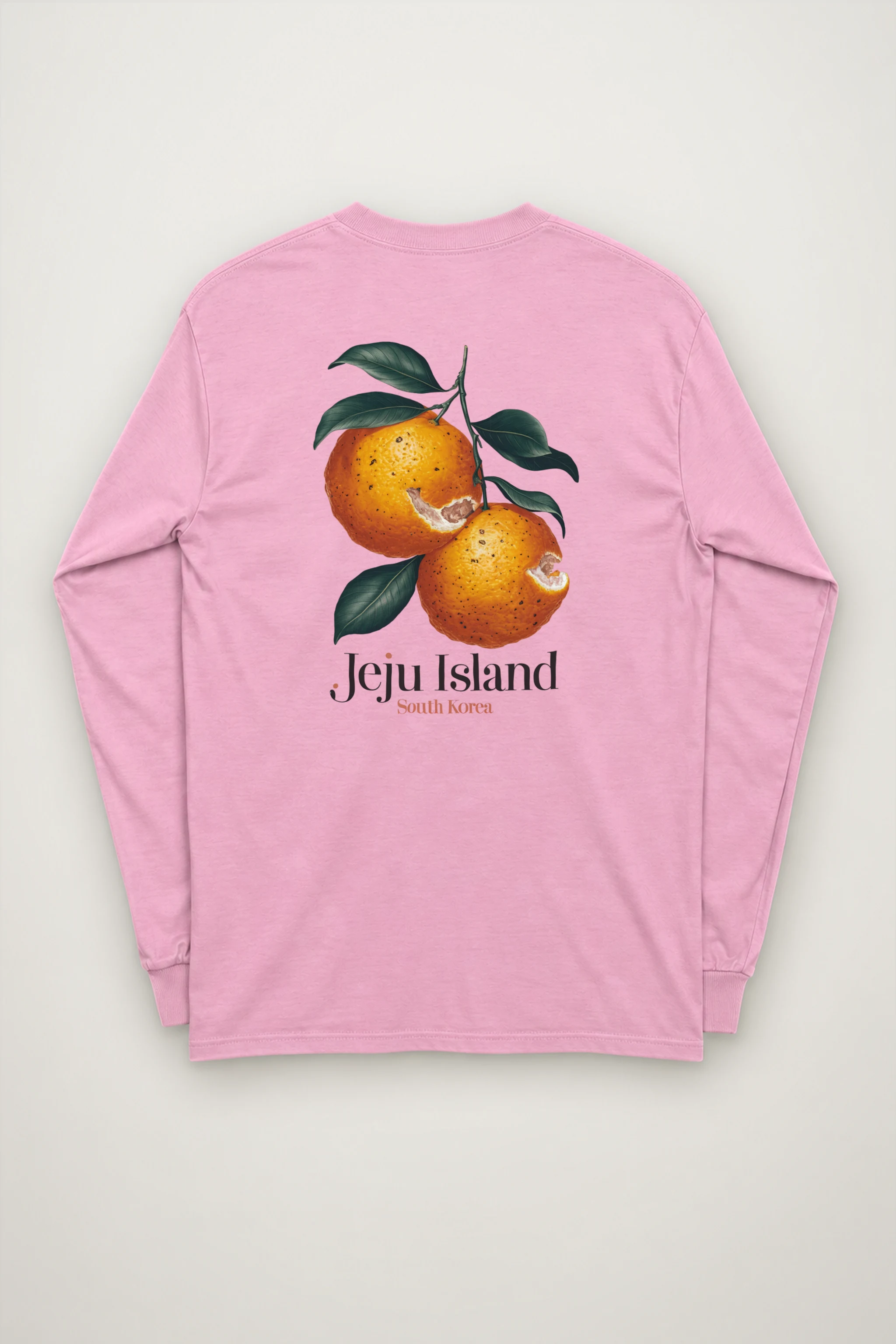 "Jeju Island Oranges" Unisex Longsleeve T-shirt