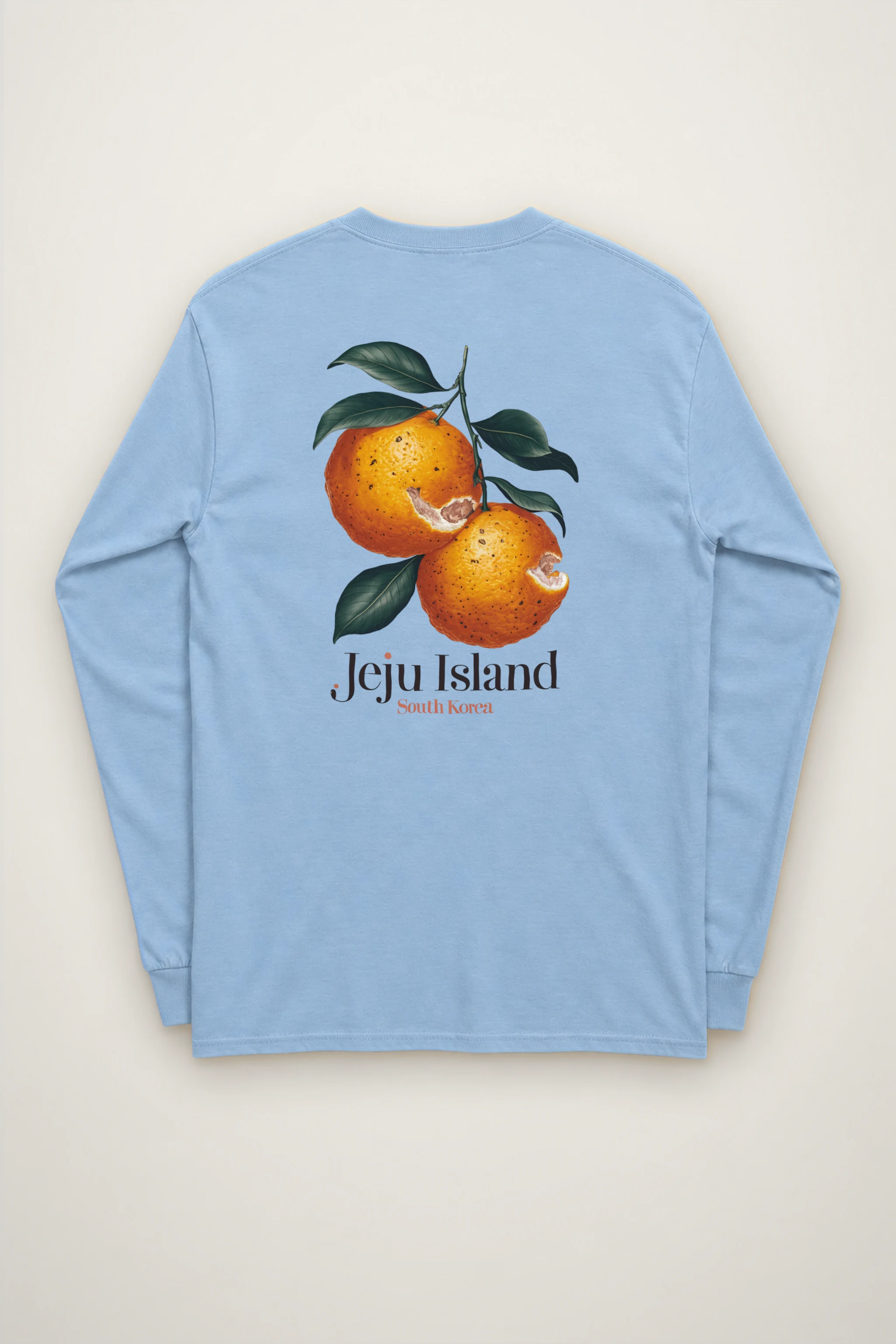 "Jeju Island Oranges" Unisex Longsleeve T-shirt