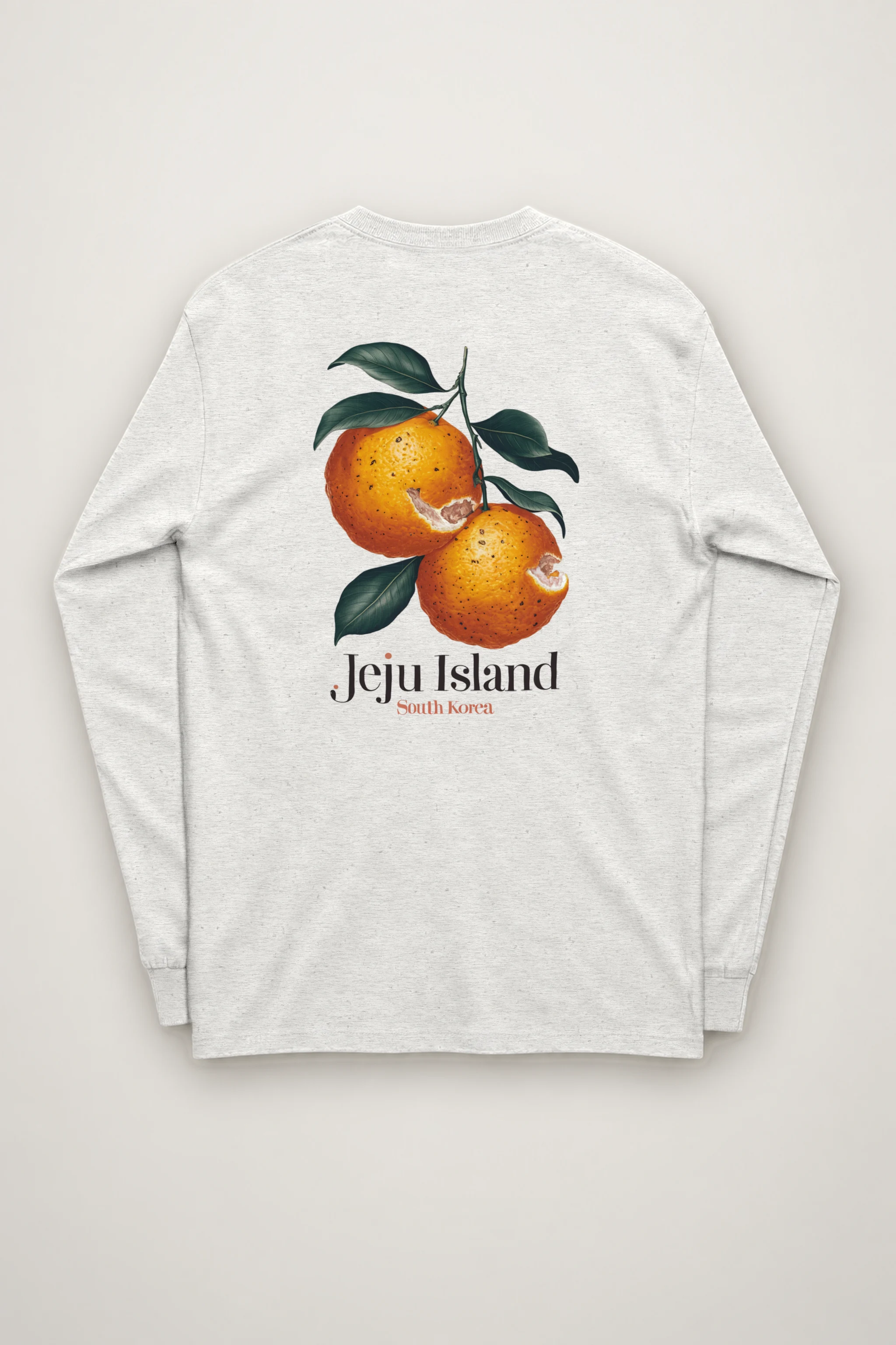 "Jeju Island Oranges" Unisex Longsleeve T-shirt
