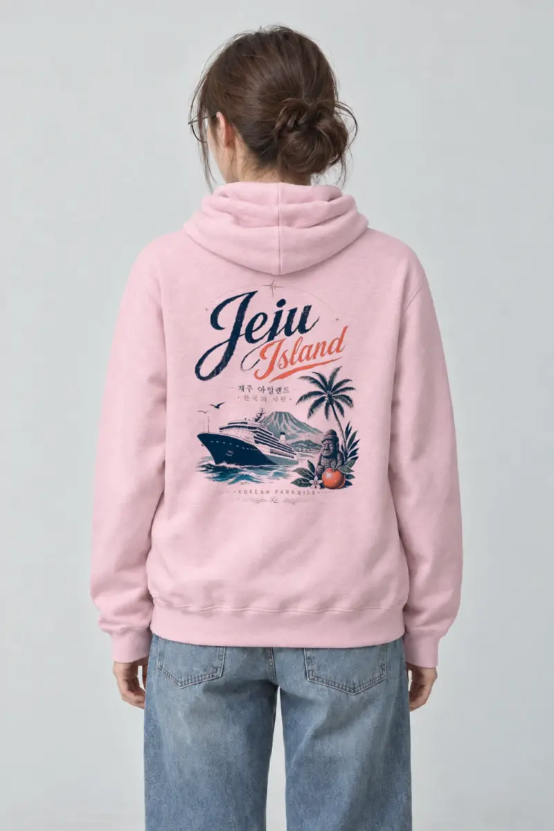 "Jeju Island Paradise" Heavy Blend Unisex Pullover Hoodie