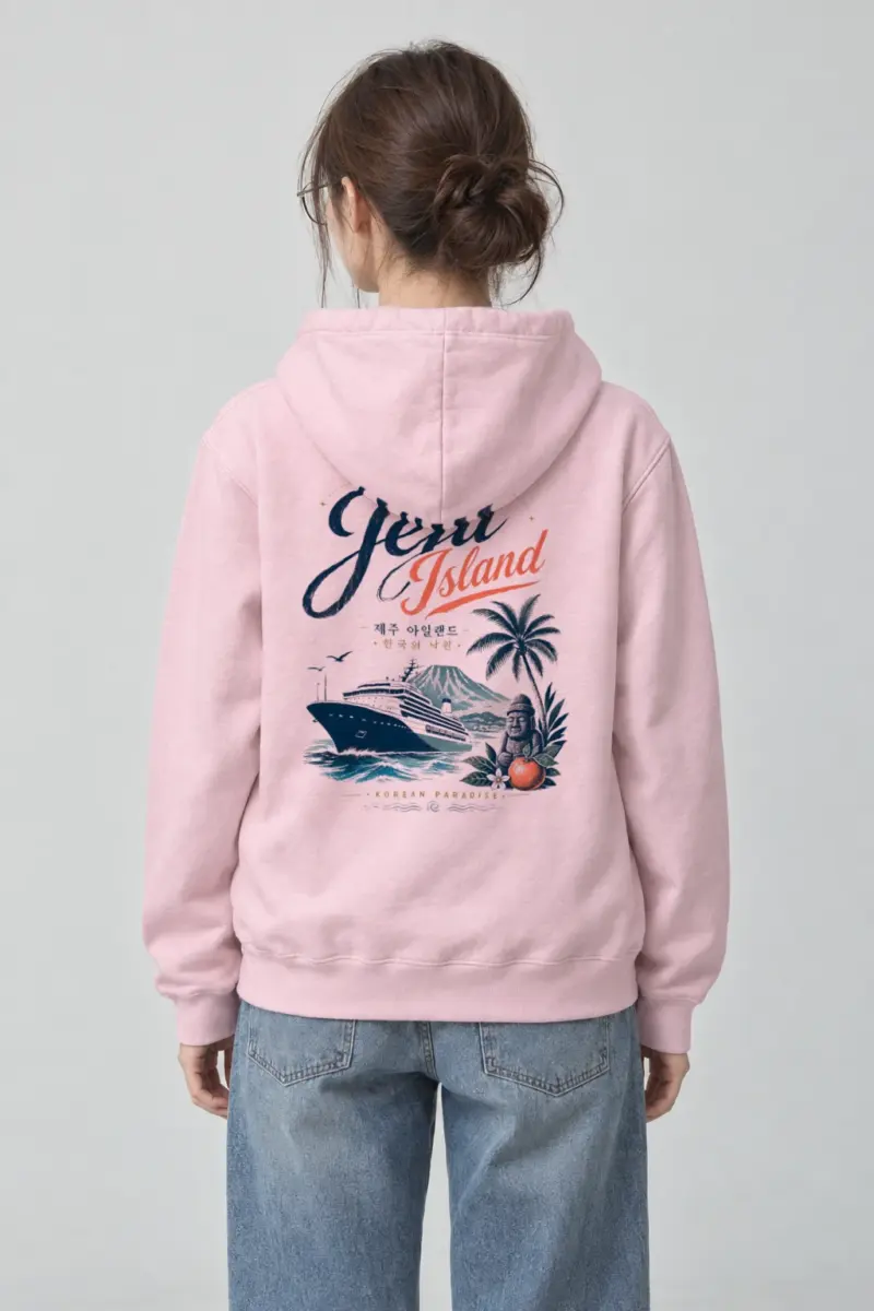 "Jeju Island Paradise" Heavy Blend Unisex Pullover Hoodie