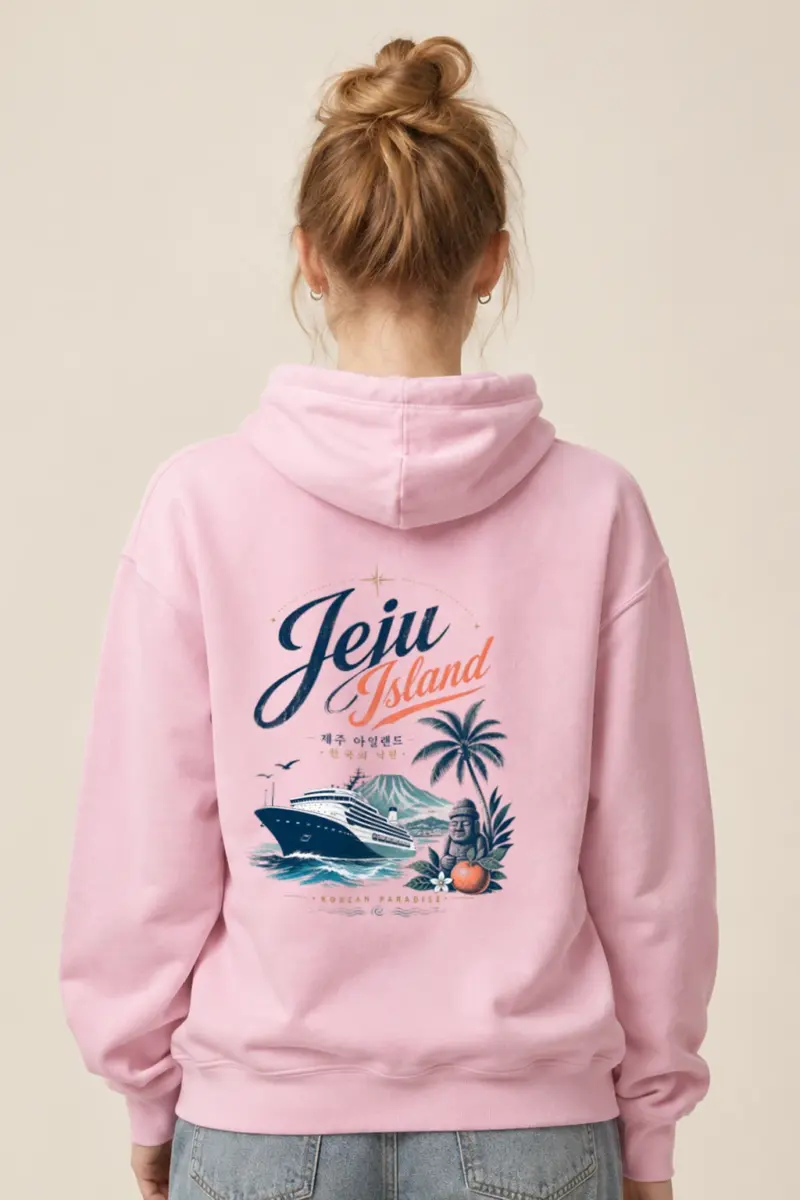 "Jeju Island Paradise" Heavy Blend Unisex Pullover Hoodie