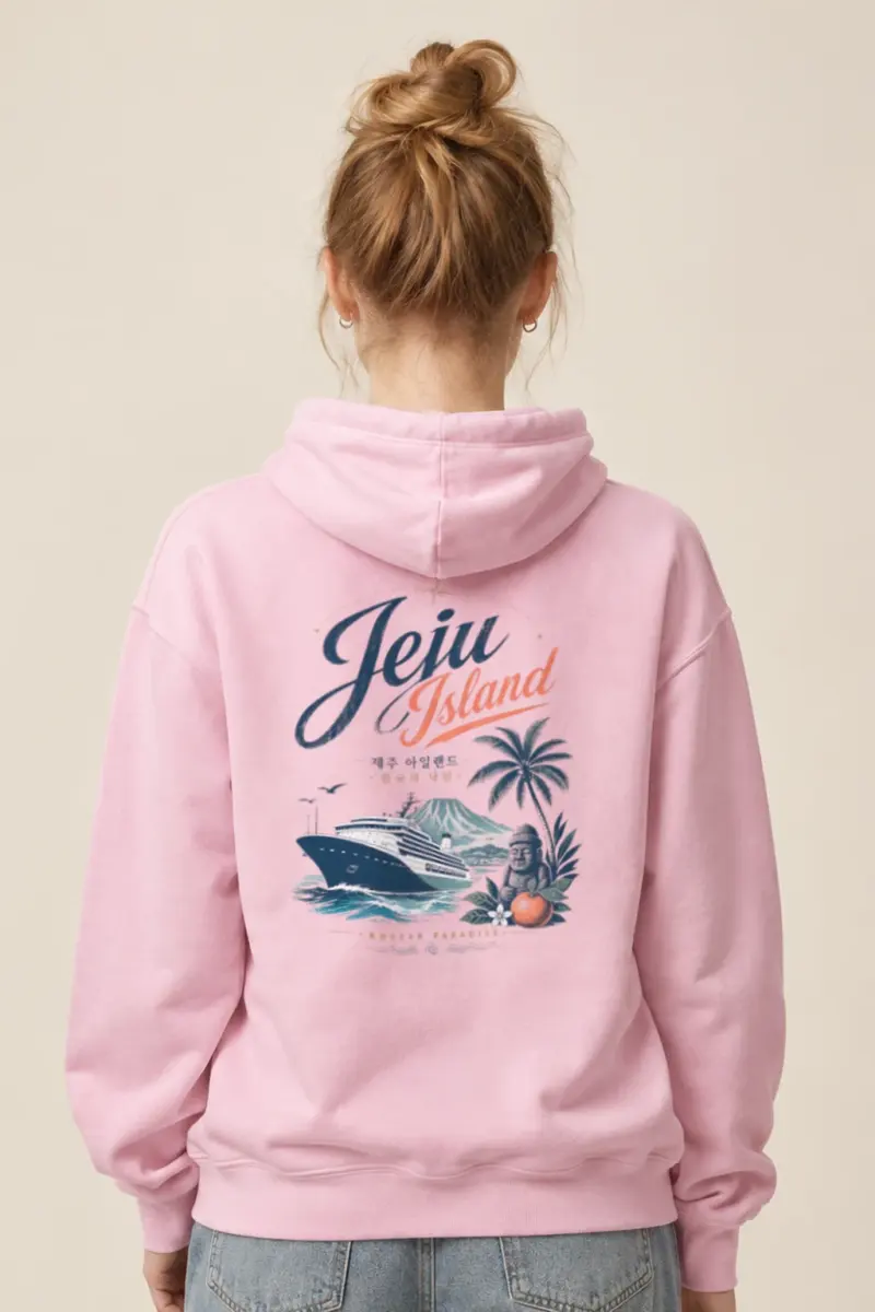 "Jeju Island Paradise" Heavy Blend Unisex Pullover Hoodie