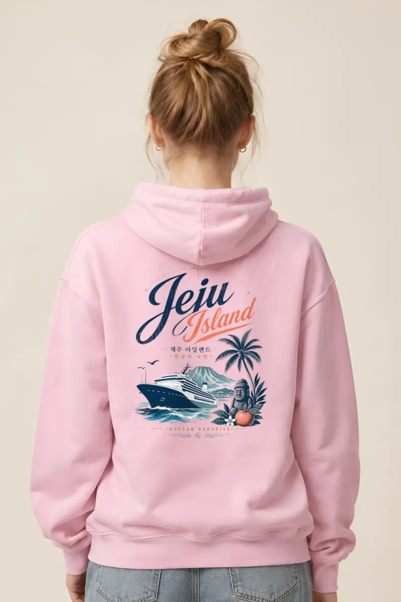 "Jeju Island Paradise" Heavy Blend Unisex Pullover Hoodie